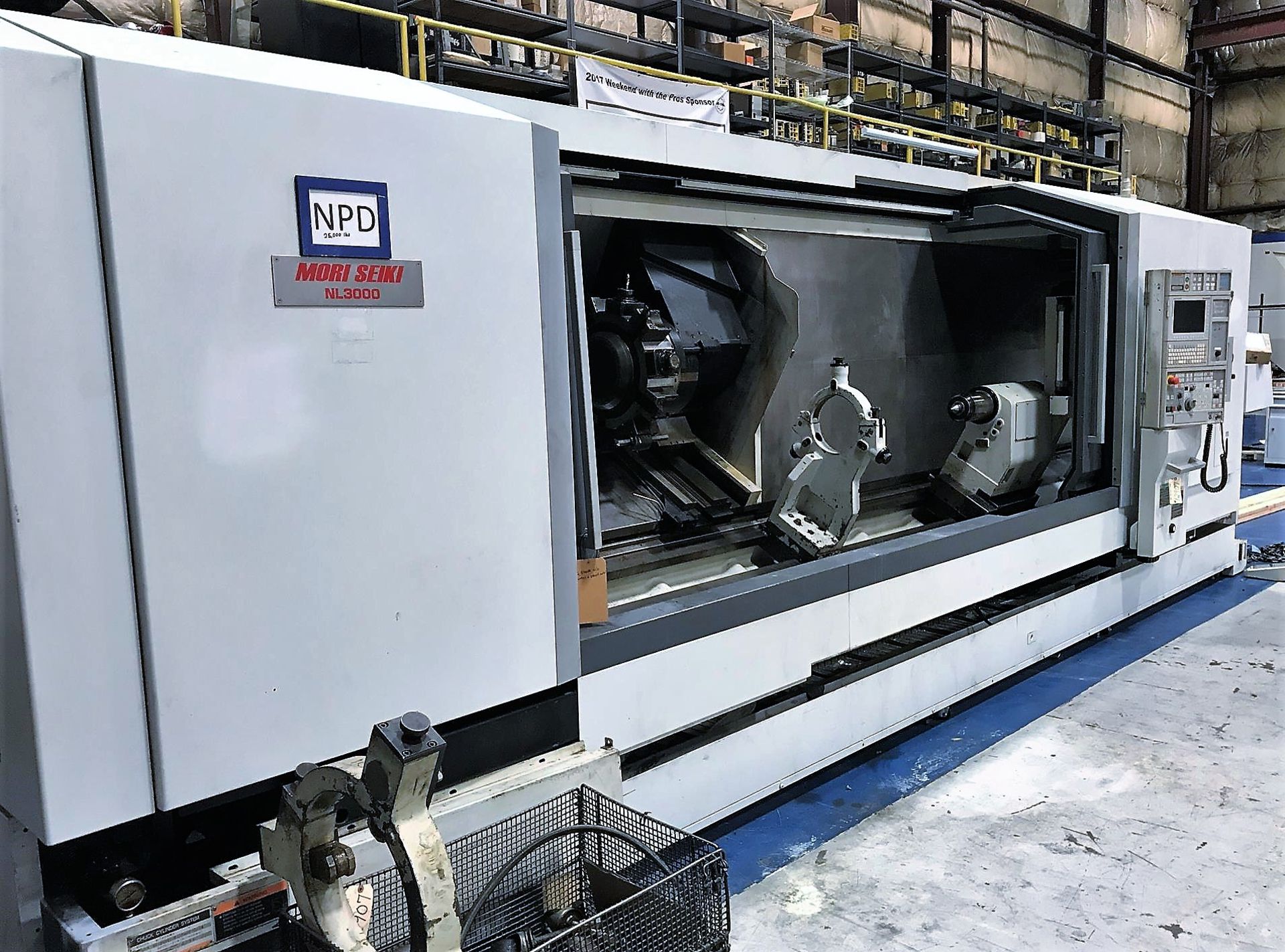 16.5" x 120" Mori Seiki NL3000Y/3000 CNC Turning Center Lathe w/Milling & Y-Axis, S/N 11986, New 201 - Image 16 of 17