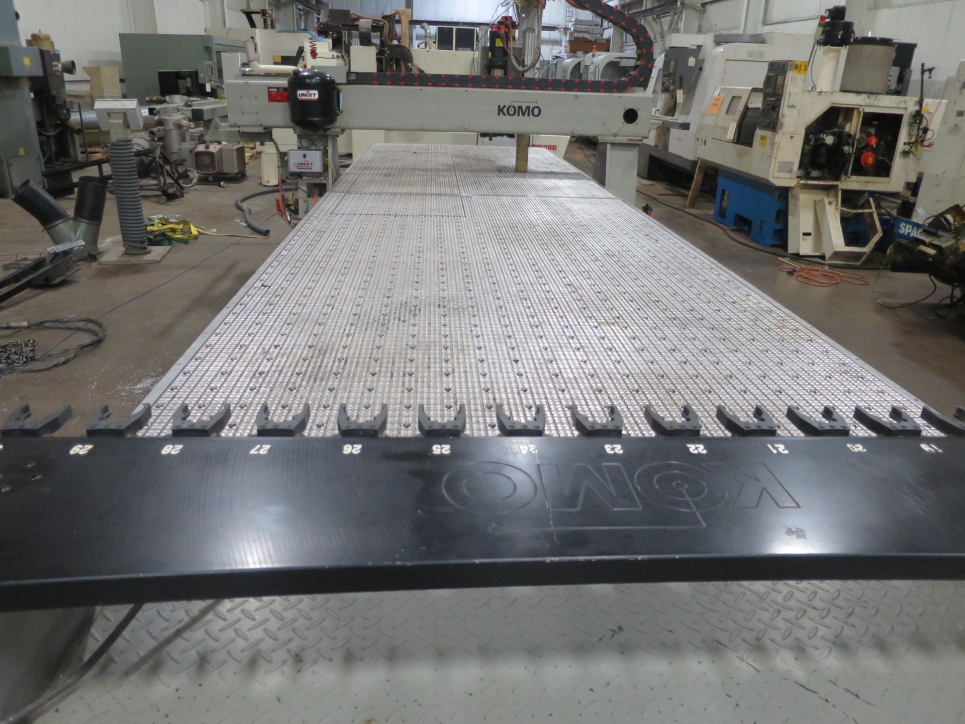 72"x280" Komo Mach One GT 636 CNC large Format Router, S/N 12178, New 2010 - Image 6 of 12