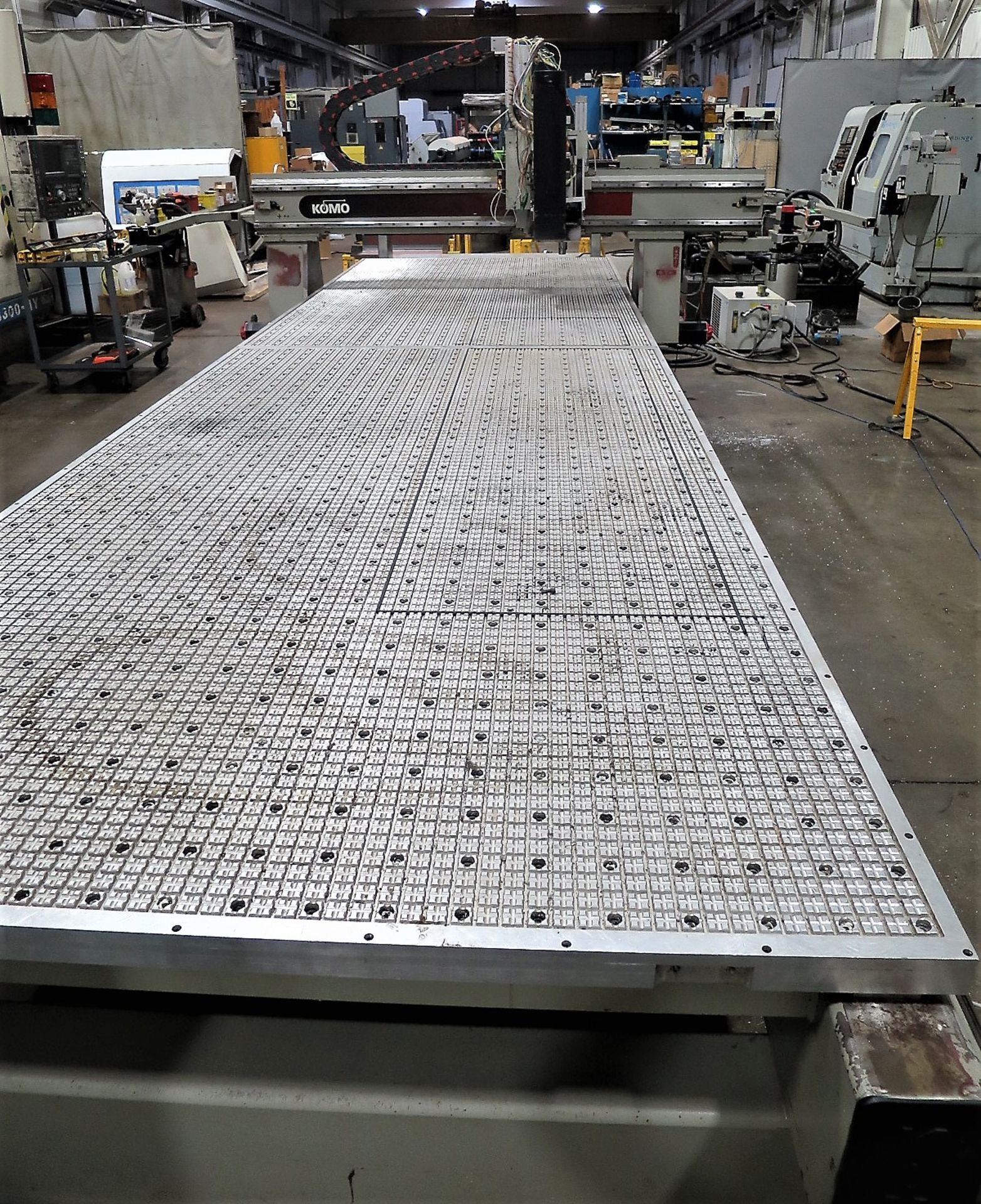 72"x280" Komo Mach One GT 636 CNC large Format Router, S/N 12178, New 2010 - Image 7 of 12