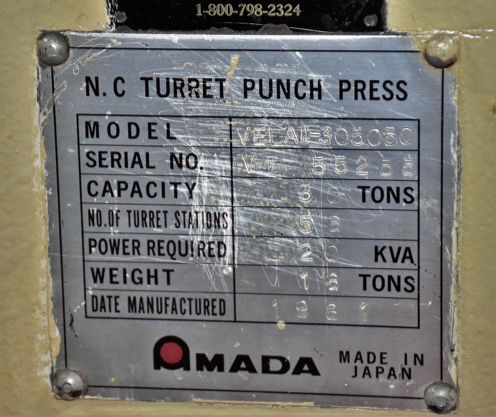 Amada Turret Punch, Vela II - Image 5 of 5