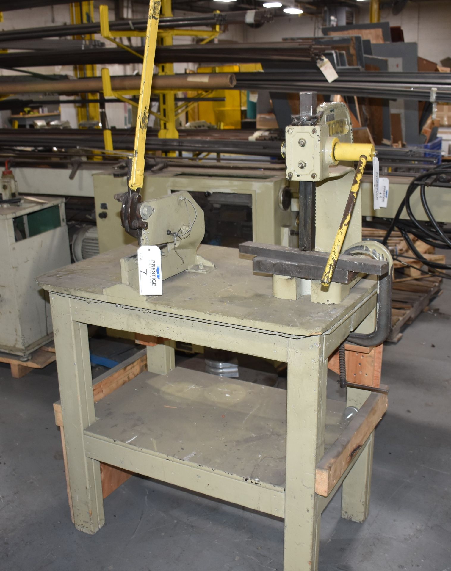 Arbor Press and Hand Shear