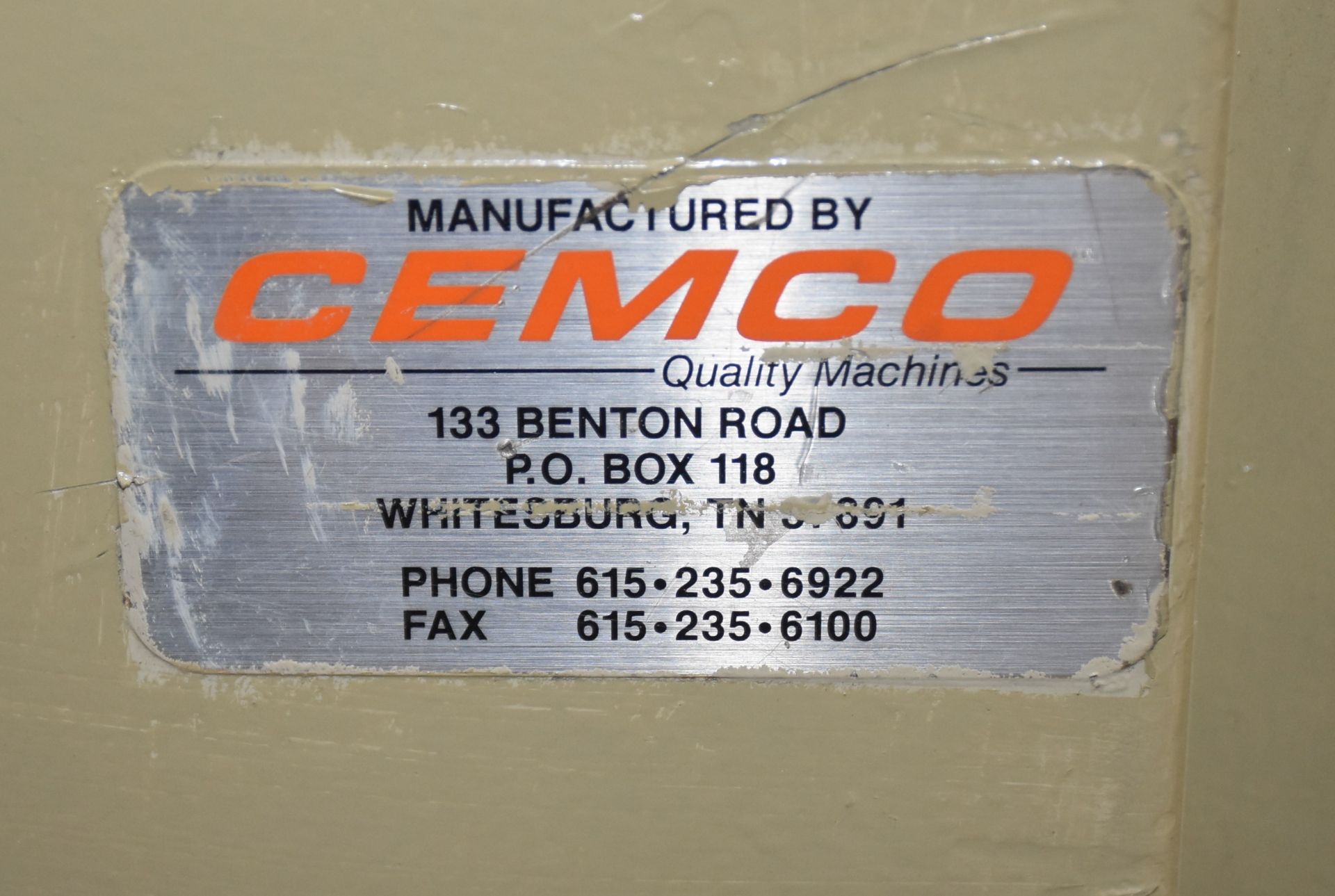 Cemco 35" Belt Sander, Model 2000 - Image 7 of 7