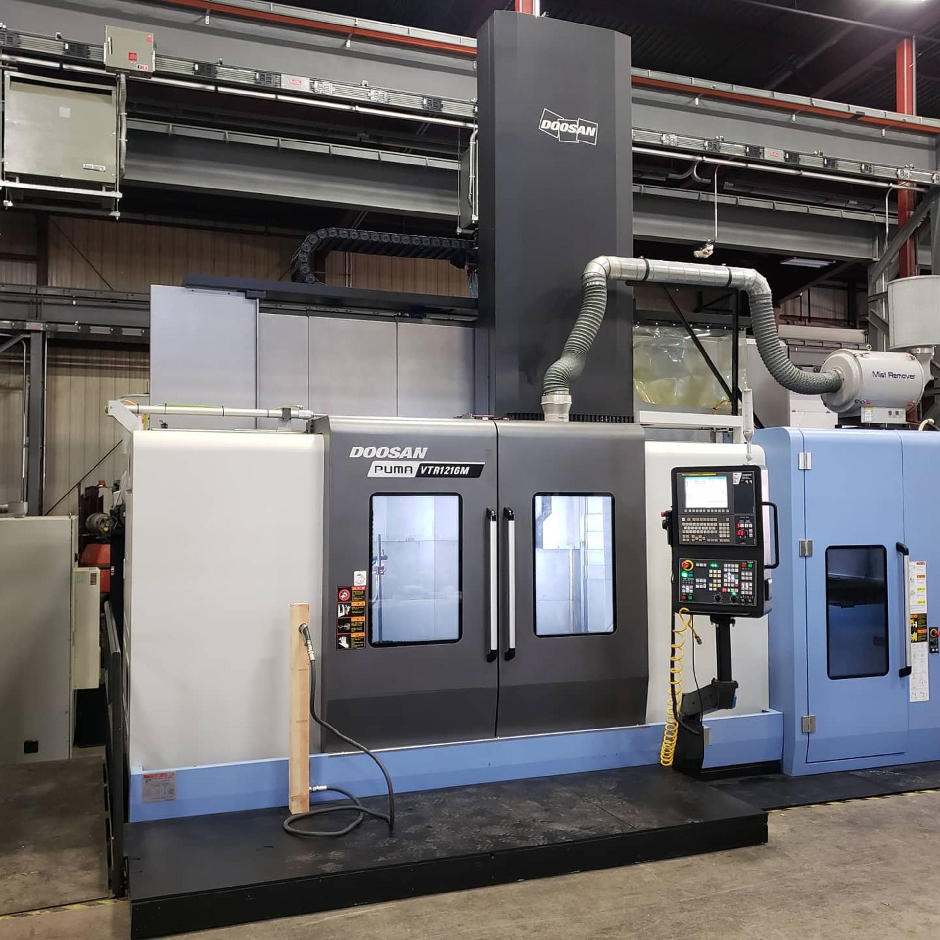 49" Doosan VTR1216M CNC Vertical Boring Mill w/ Milling - Image 10 of 10