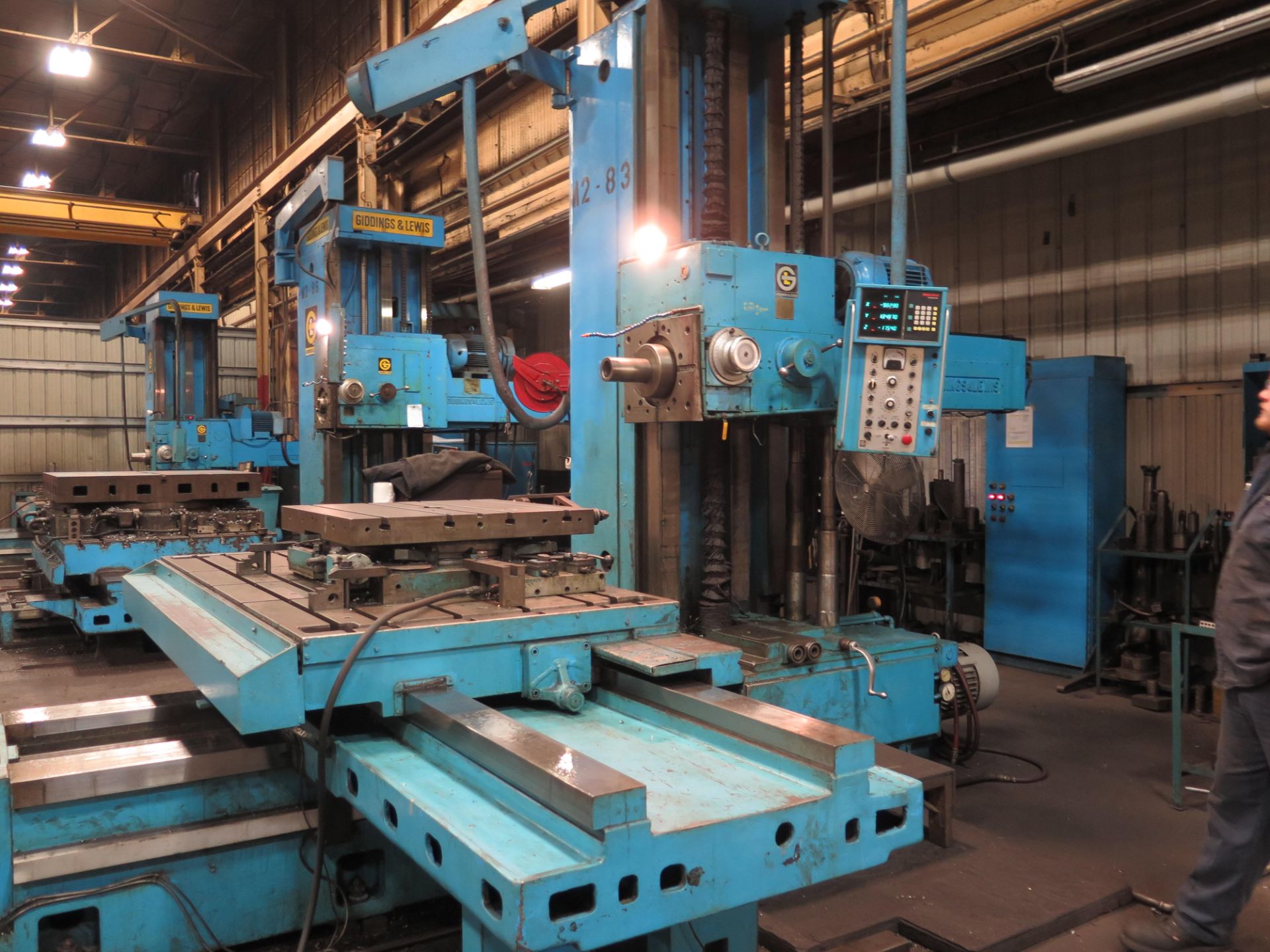 Giddings & Lewis 65-E4-T Table Type Horizontal Boring Mill