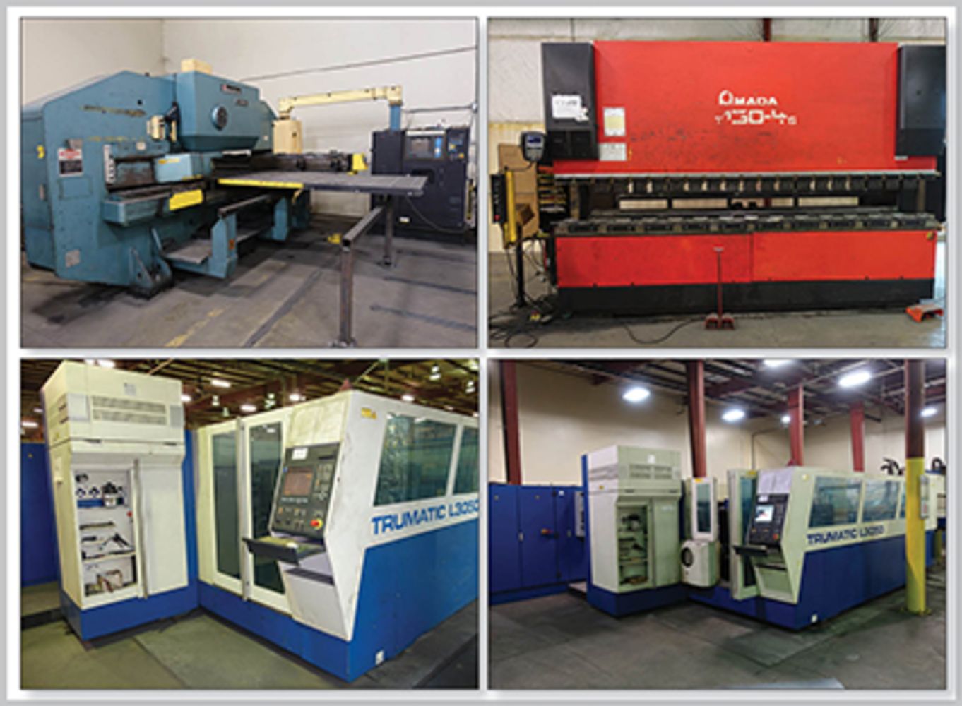 Warrior Mfg. LLC – Surplus Lasers, Press Brake, Haas Mill and Band Saw