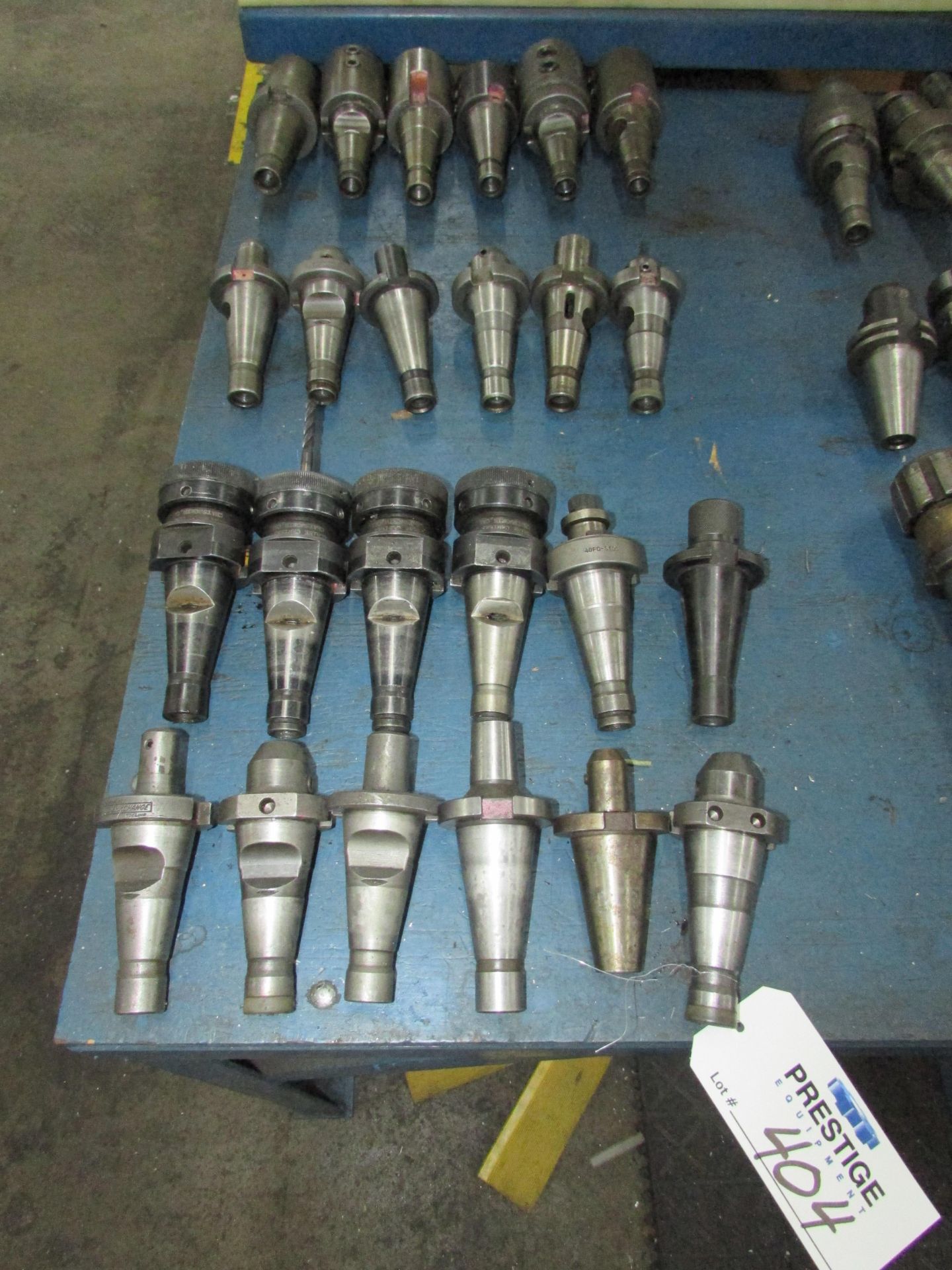 (24) Assorted 40 Taper Tool Holders with Misc. Tooling
