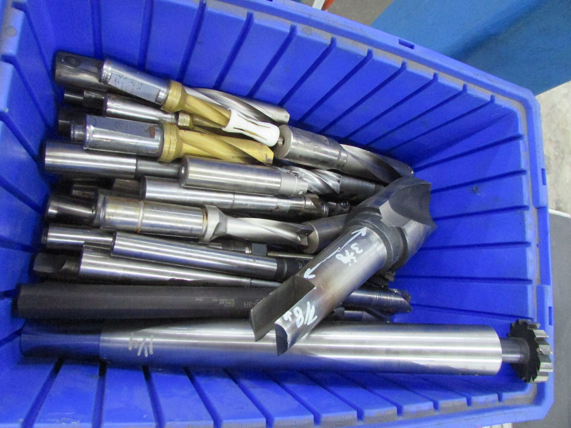 (4) Bins of Assorted Drill, Reamers, Cutters, etc. Tooling - Image 2 of 4