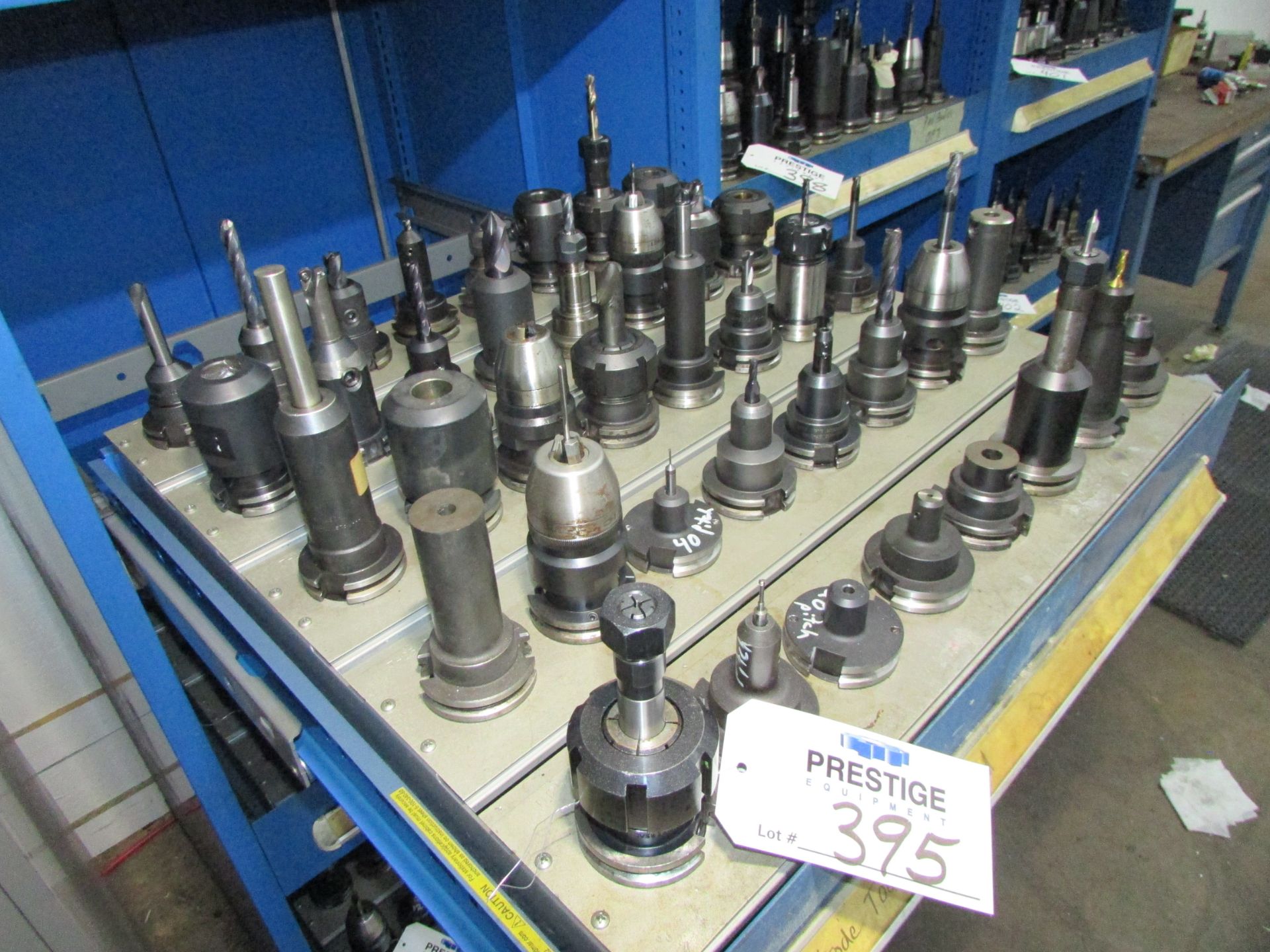 (40) Assorted CAT 40 Taper Tool Holders with Misc. Tooling