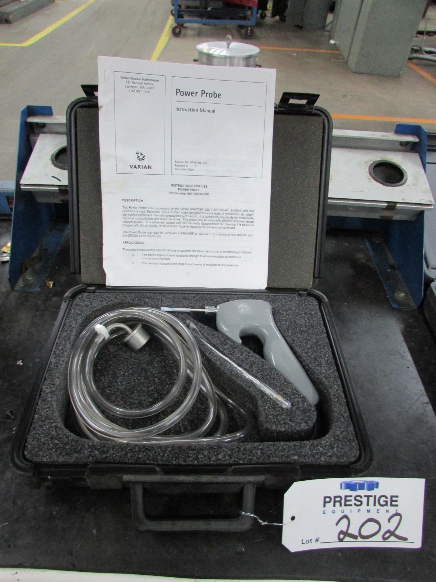 Varian Power Probe Helium Leak Detector Probe