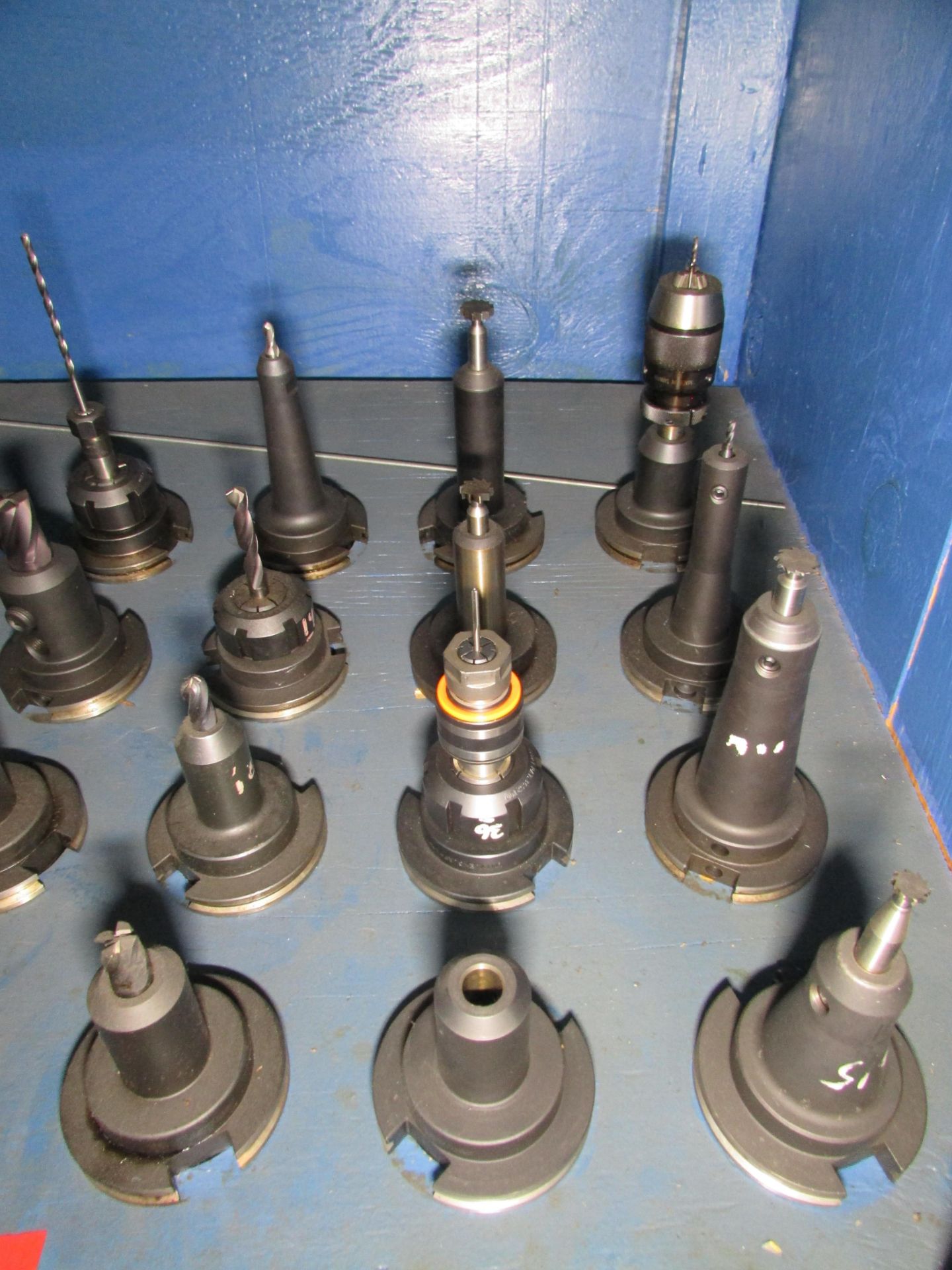 (24) Assorted CAT 50 Taper Tool Holders with Misc. Tooling - Image 4 of 4