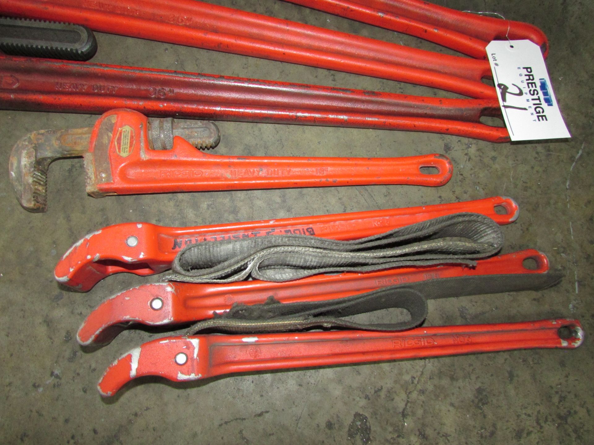(7) Rigid Heavy Duty Pipe Wrenches - Image 4 of 4
