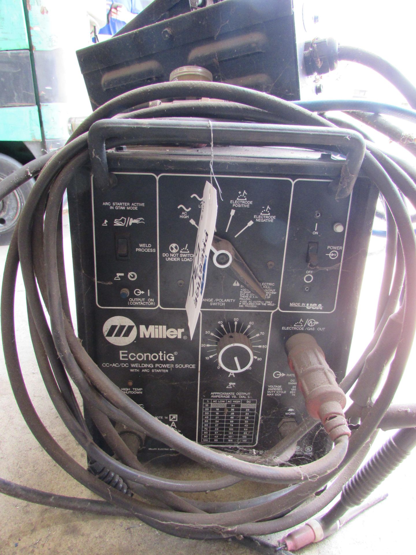 Miller Econotig 150A CC AC/DC Welding Power Source - Image 2 of 6