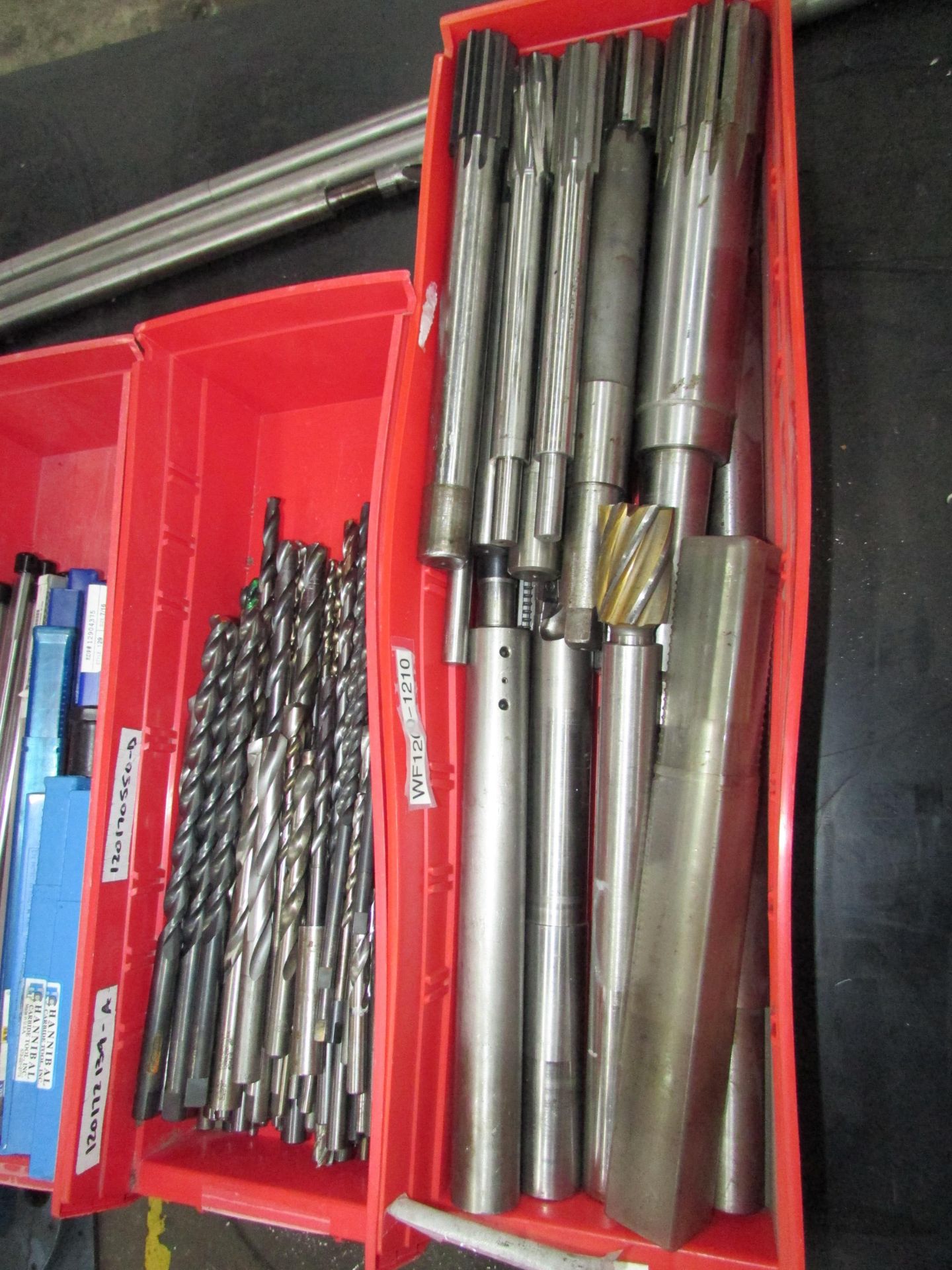 (4) Bins of Assorted Drill, Reamers, Cutters, etc. Tooling - Image 4 of 4