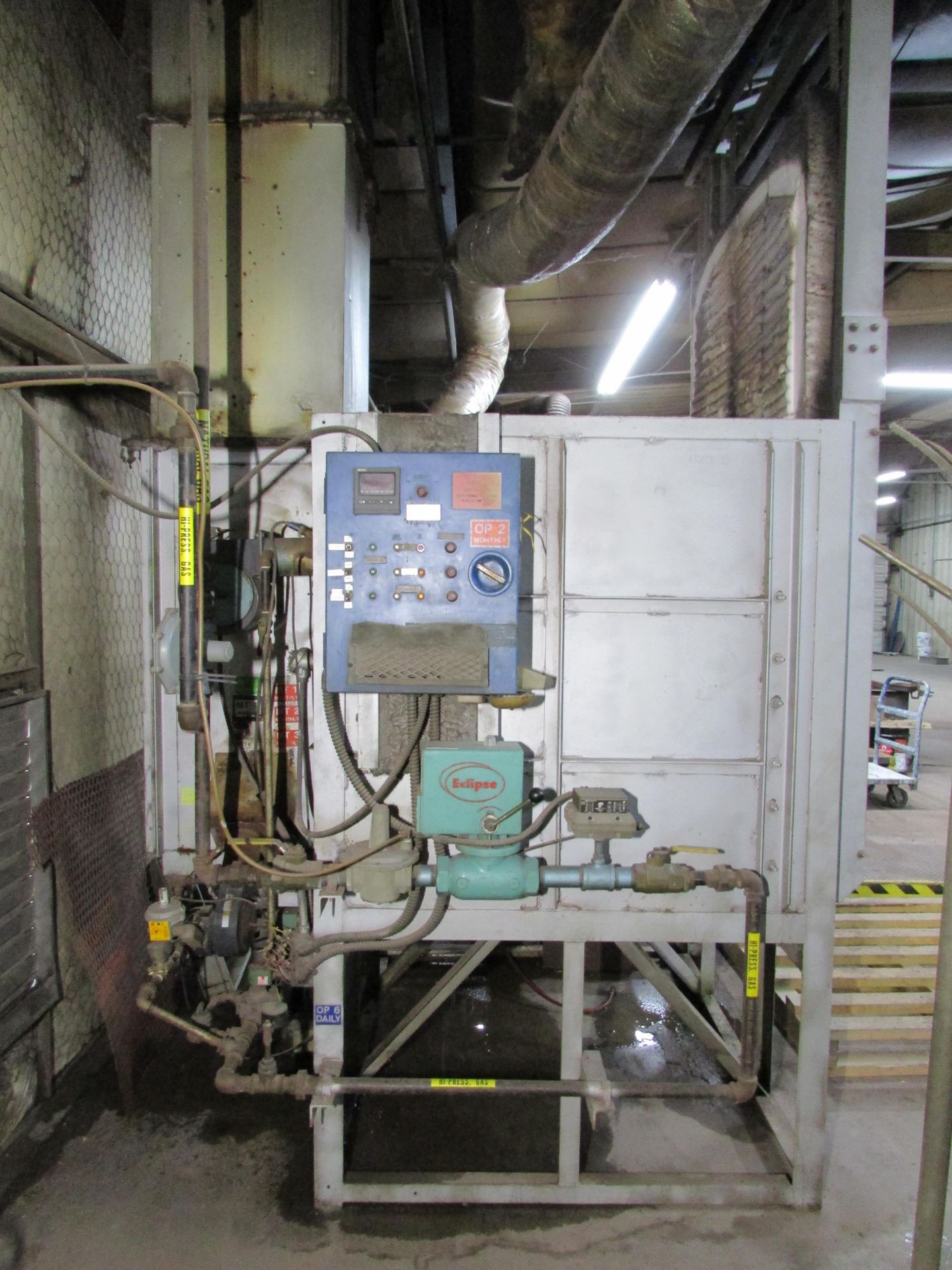 Pacific Kiln and Insulation Co Model PBF-36F Natural Gas Burnout Furnace - Image 6 of 10