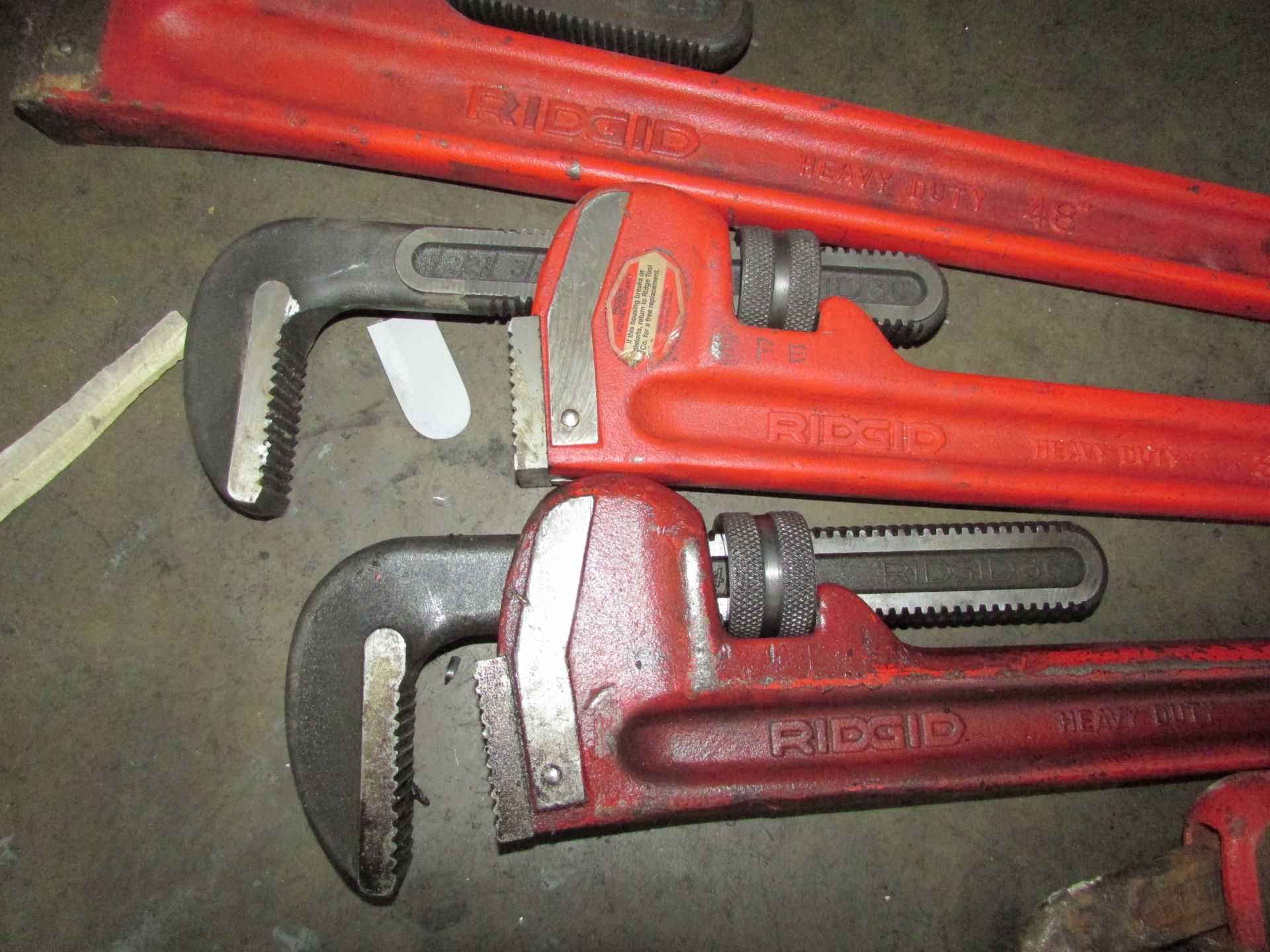 (7) Rigid Heavy Duty Pipe Wrenches - Image 3 of 4