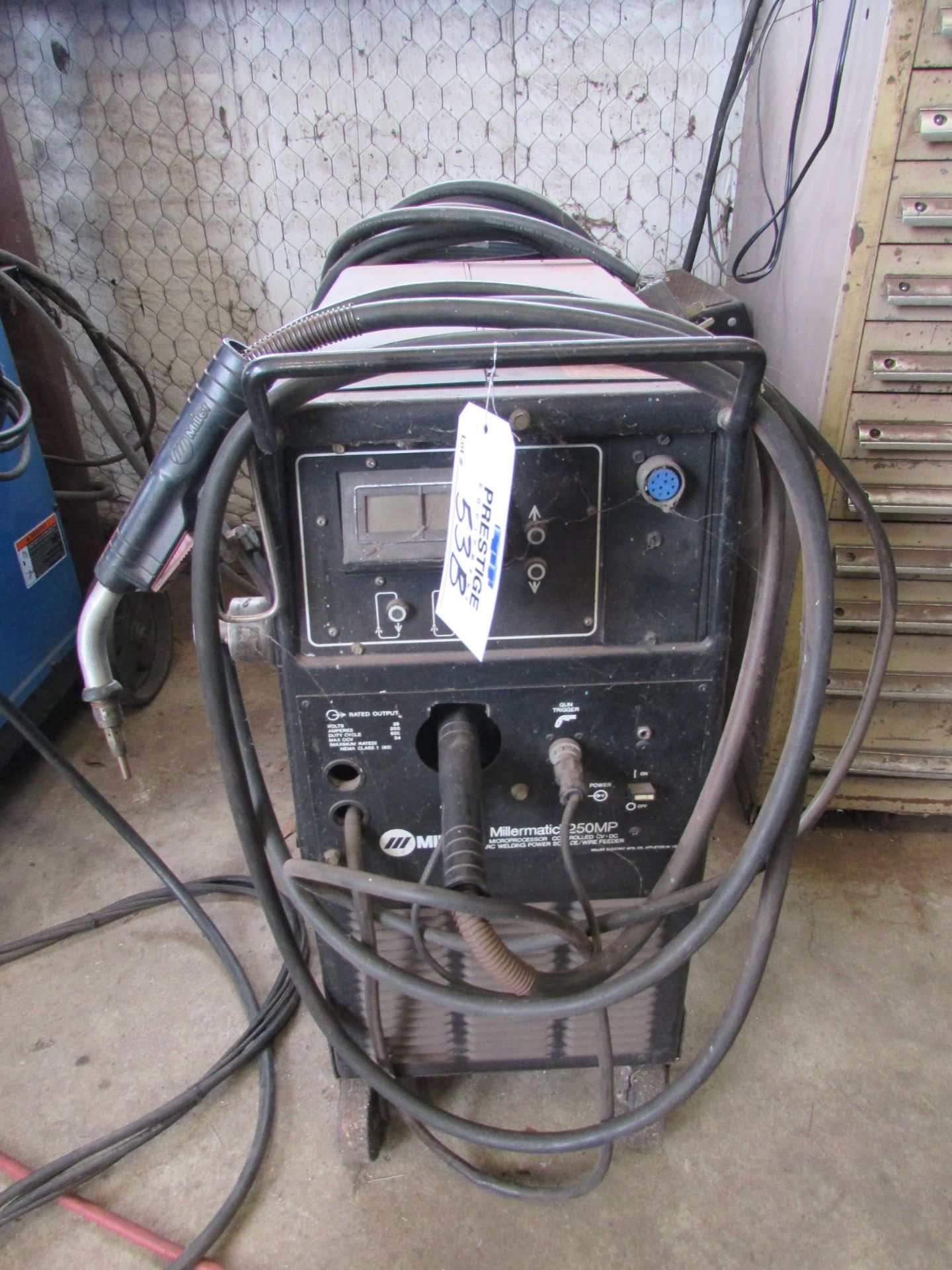 Miller Millermatic 250MP 250A CV DC Welding Power Source/ Wire Feeder - Image 2 of 7