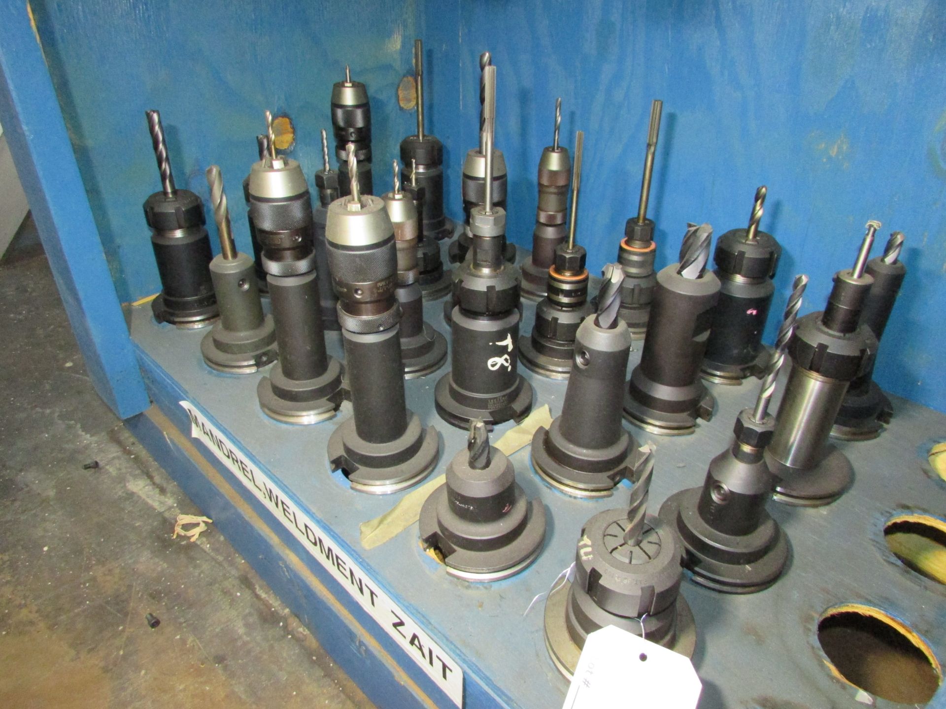 (24) Assorted CAT 50 Taper Tool Holders with Misc. Tooling