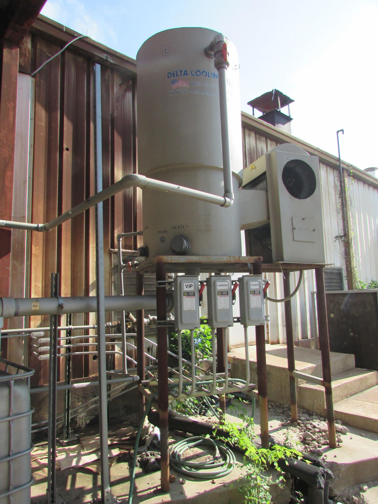 2011 Delta Cooling Towers T-10 1HP 35GPM Cooling Tower - Image 3 of 14