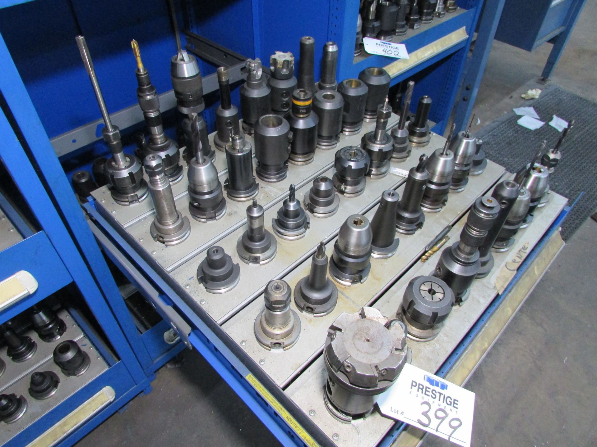 (40) Assorted CAT 40 Taper Tool Holders with Misc. Tooling