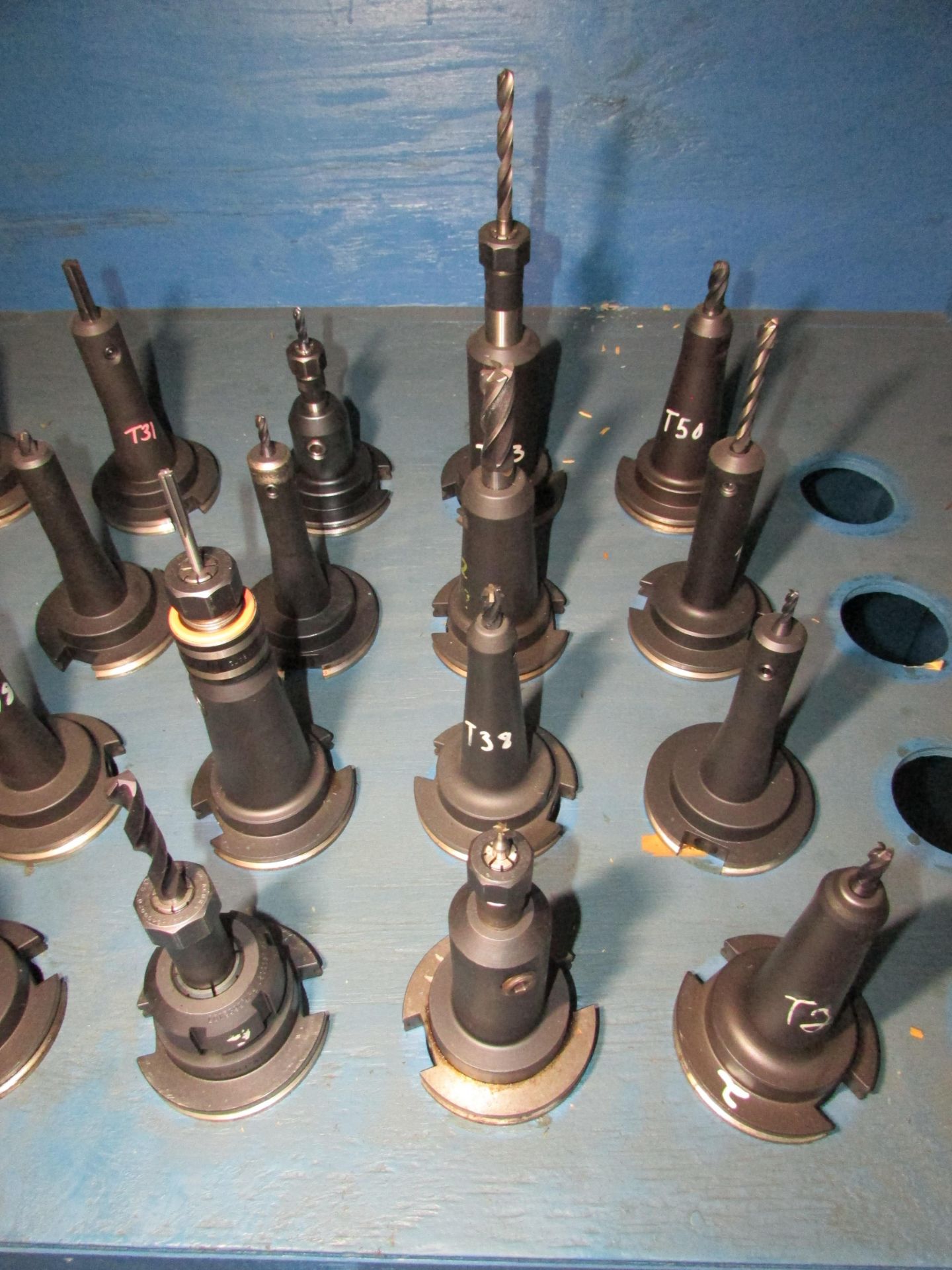 (24) Assorted CAT 50 Taper Tool Holders with Misc. Tooling - Image 3 of 4