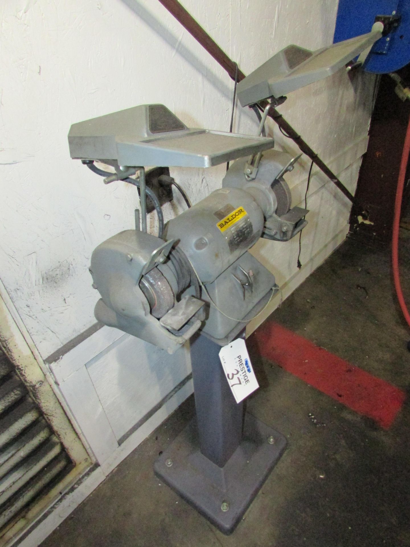 6" Baldor 7307D Double End Pedestal Grinder - Image 3 of 4