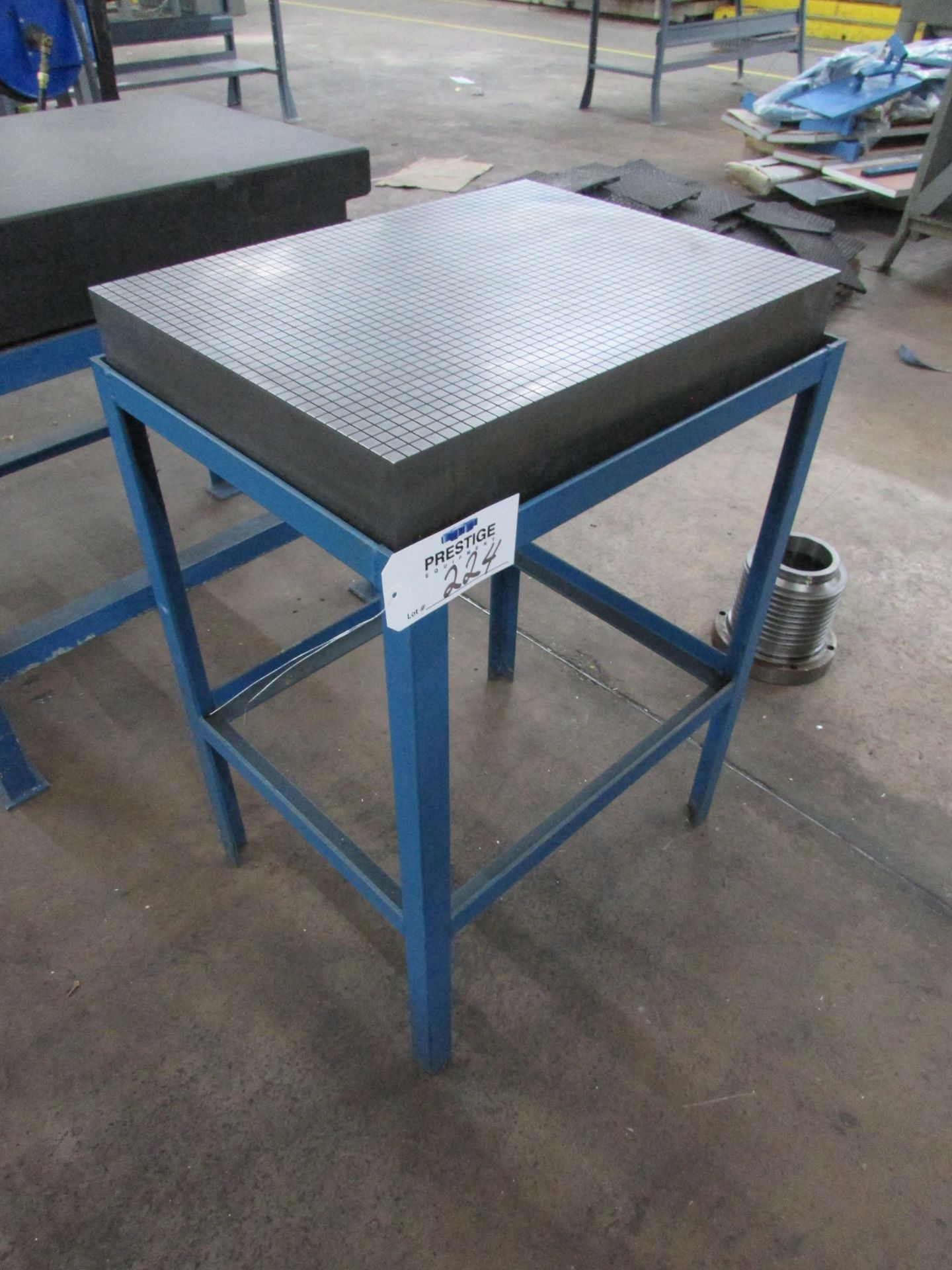 24"x18"x4" Precision Steel Top Machinist Table