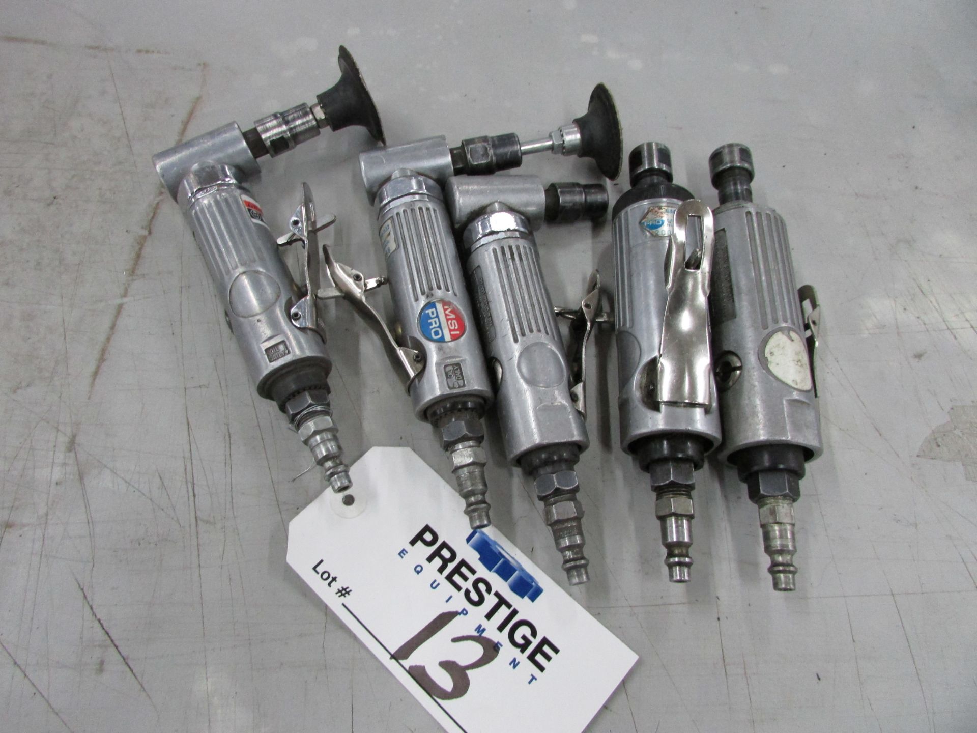 (5) MSI Pro Pneumatic Die Grinders