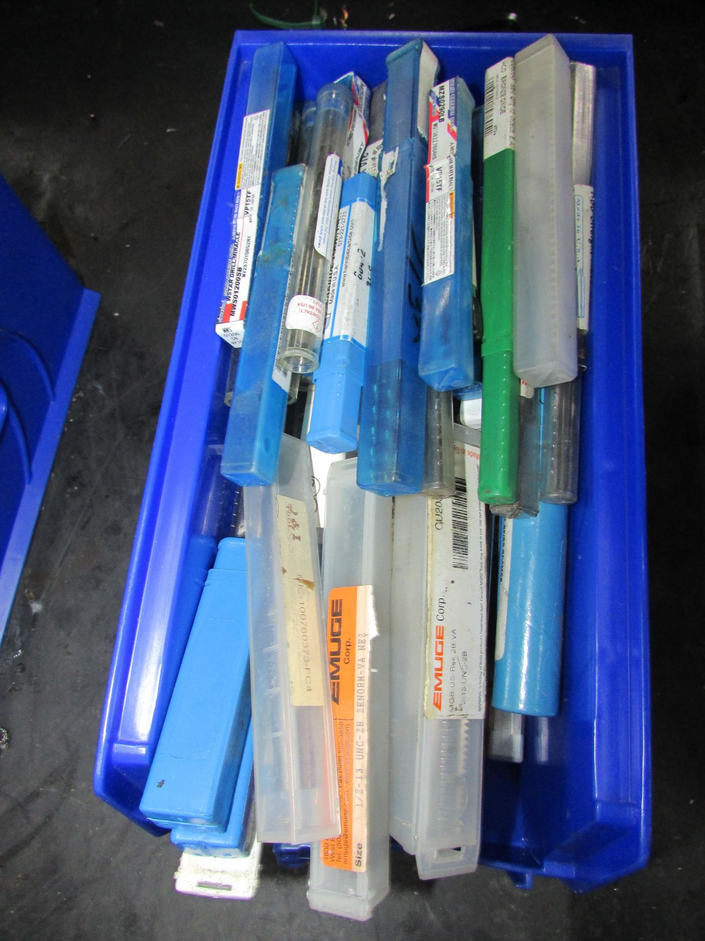 (2) Bins of Assorted Drill, Tapping, End Mills, Cutters, etc. Tooling - Image 3 of 3