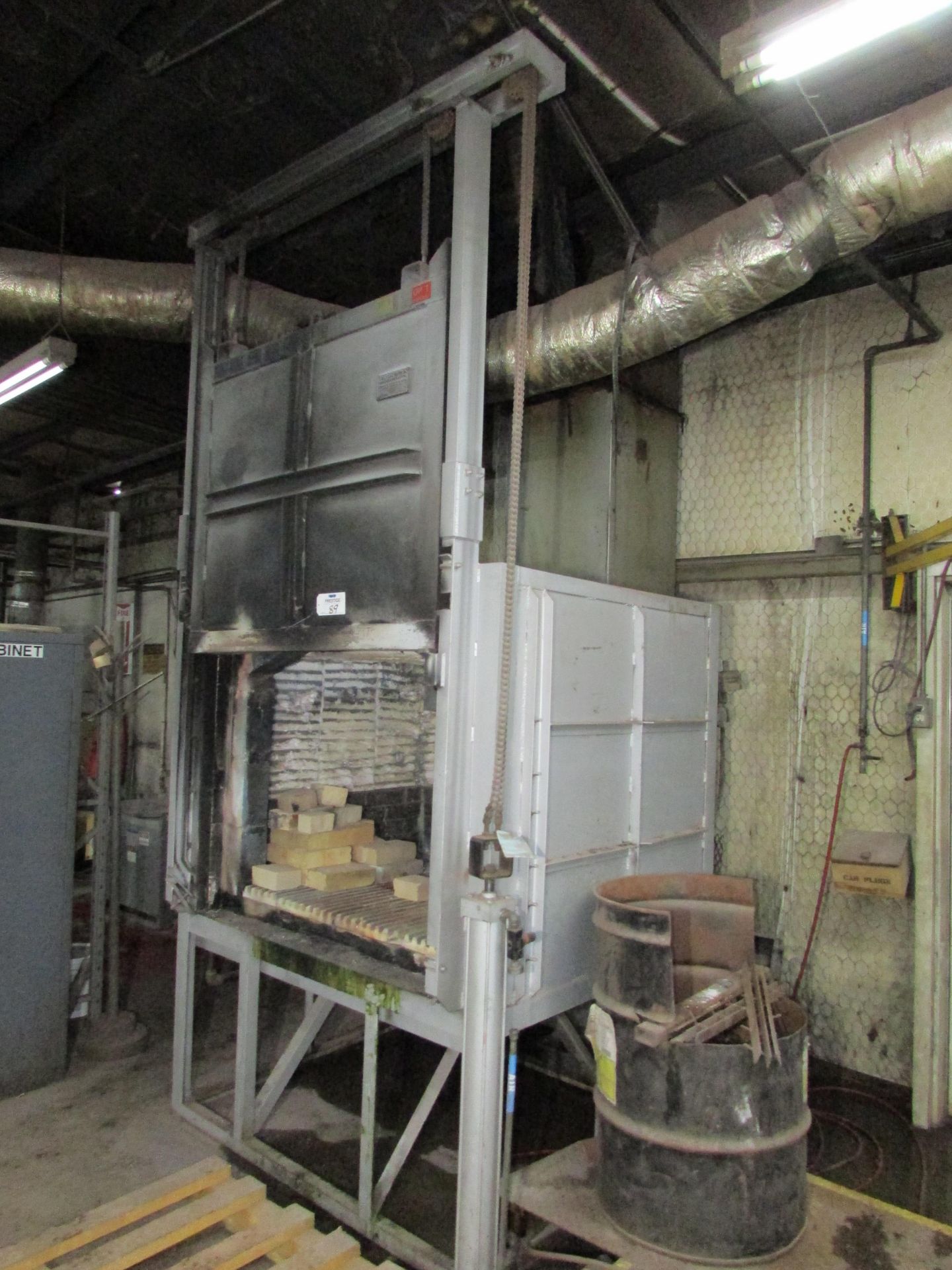 Pacific Kiln and Insulation Co Model PBF-36F Natural Gas Burnout Furnace - Image 3 of 10