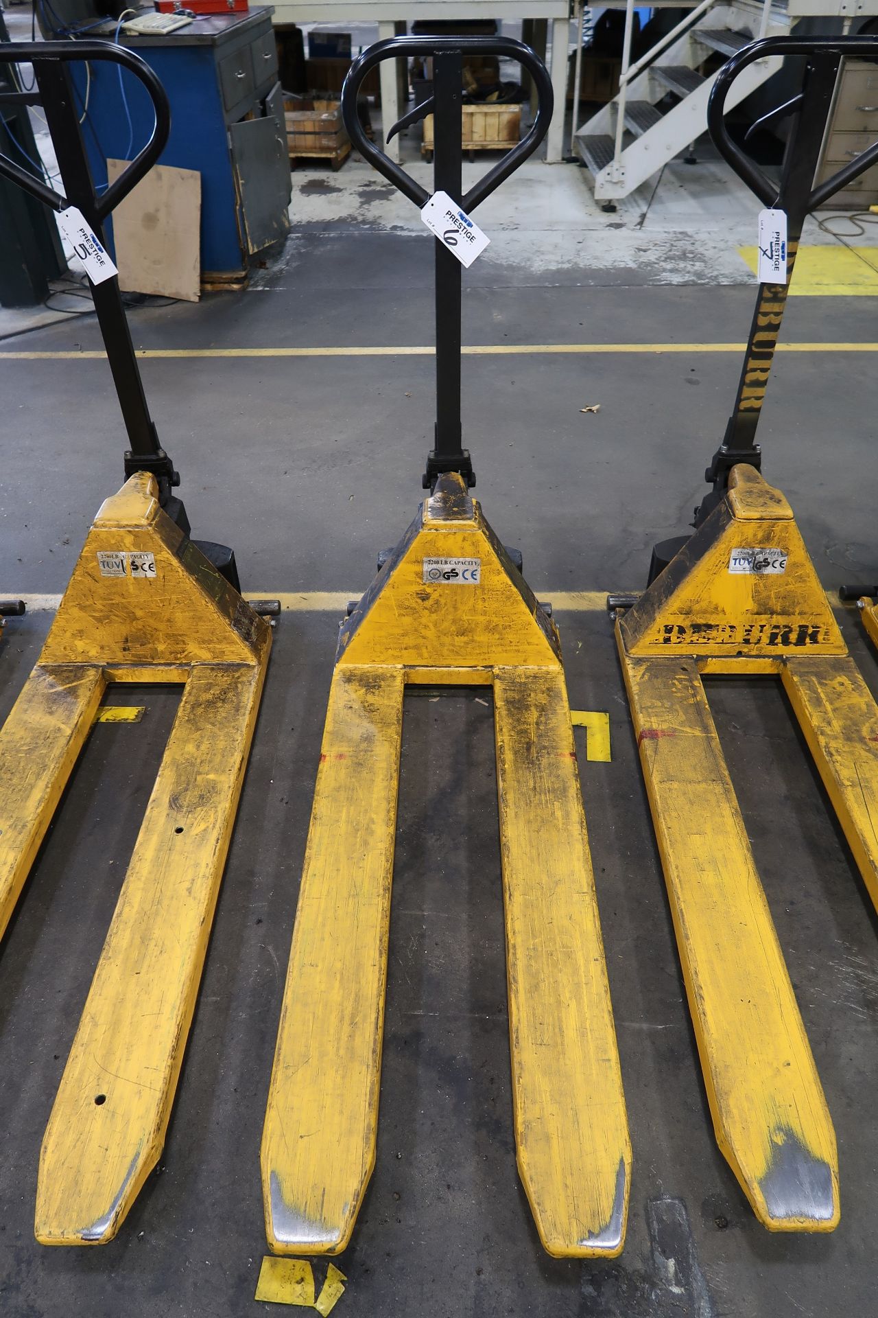 Uline Scissor Lift Pallet Truck, 2,200 Lb. Capcity, Model H-2507