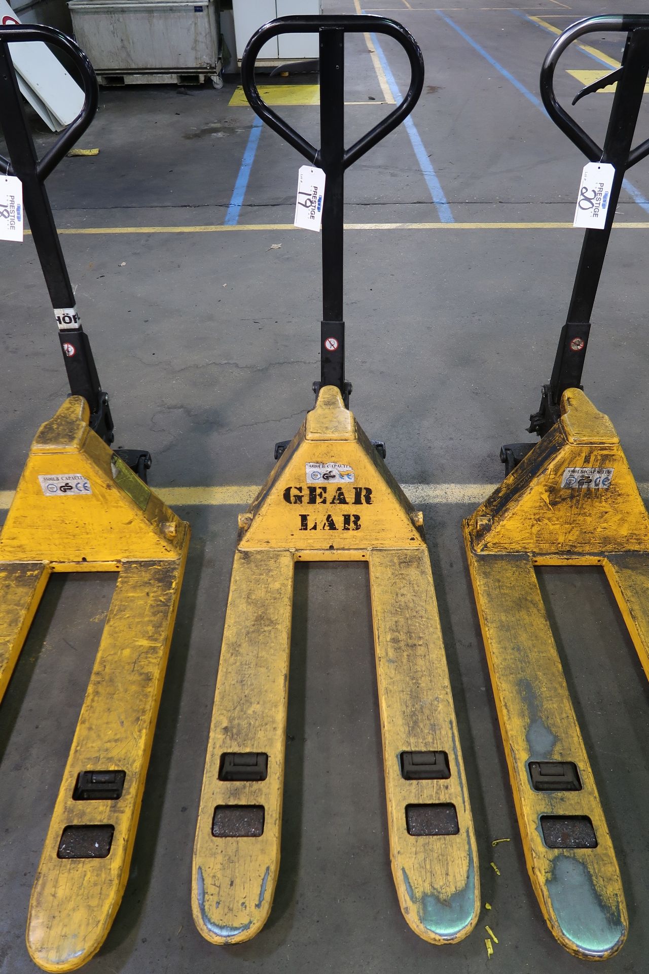 Uline Pallet Jack, 5,500 Lb. Capacity, Model H-1366