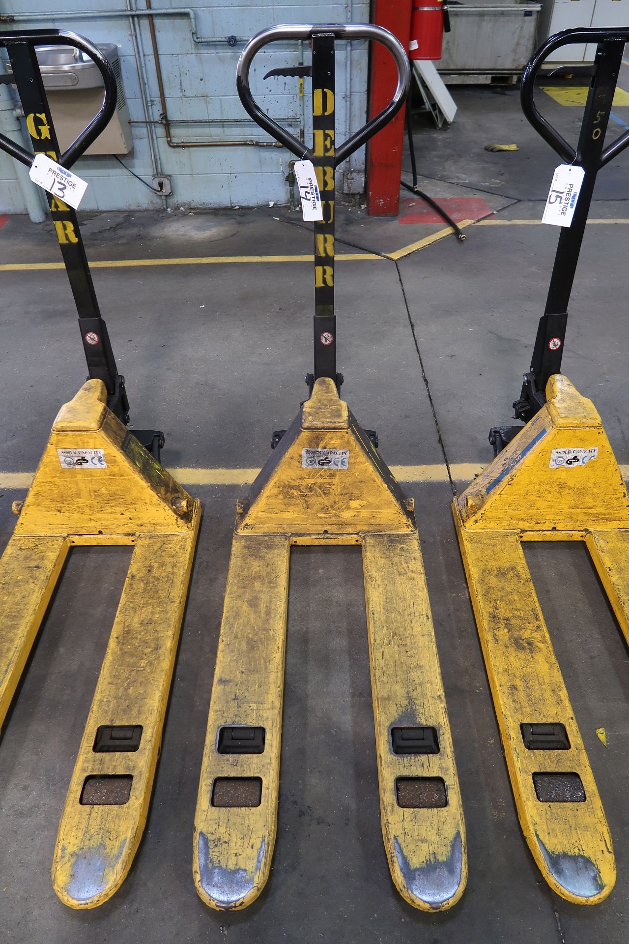 Uline Pallet Jack, 5,500 Lb. Capacity, Model H-1366