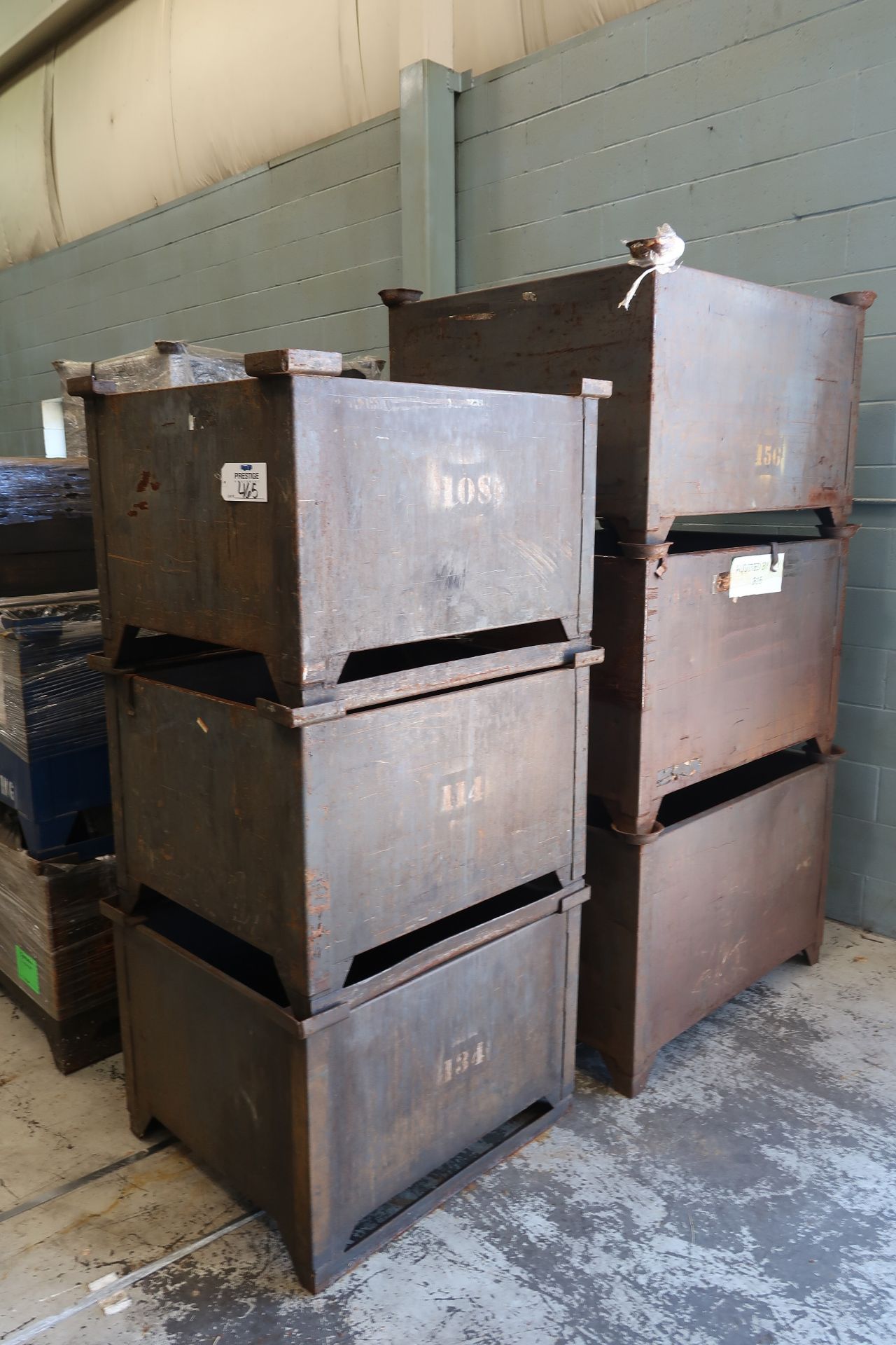 Assorted Steel Bins - Image 2 of 6