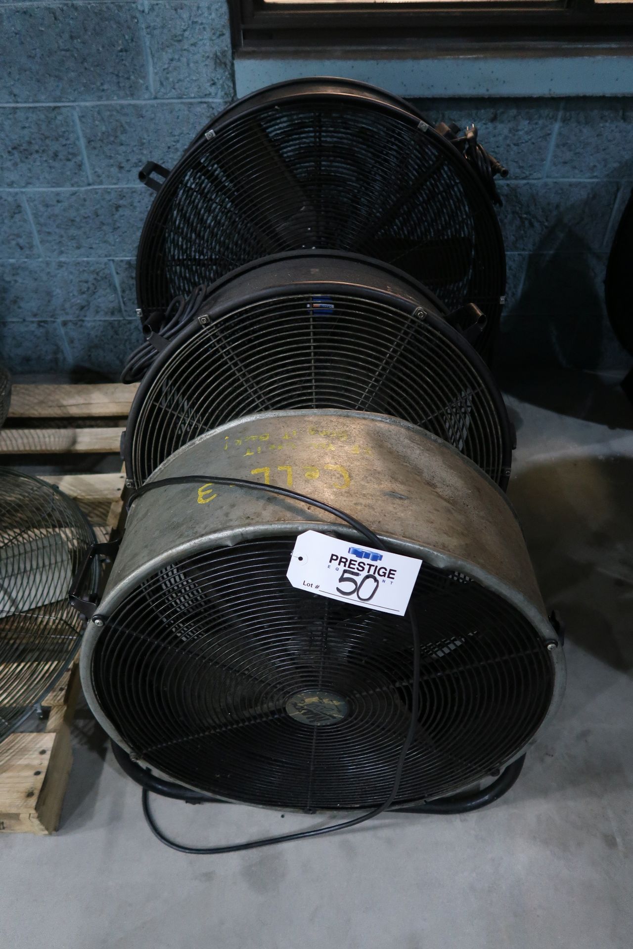 (3) Assorted Drum Fans