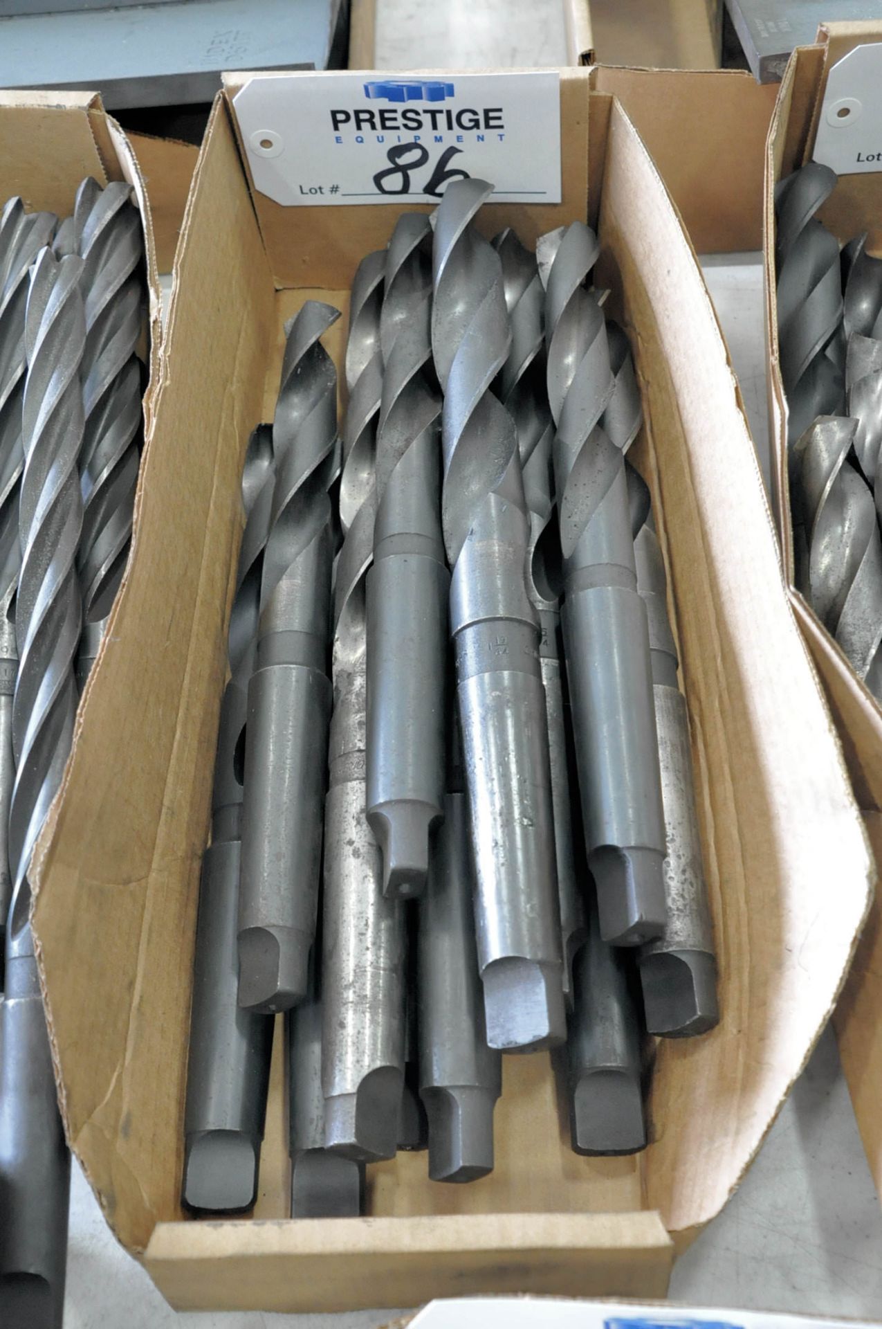 Lot-Taper Shank Drills in (1) Box, (Bldg 1)