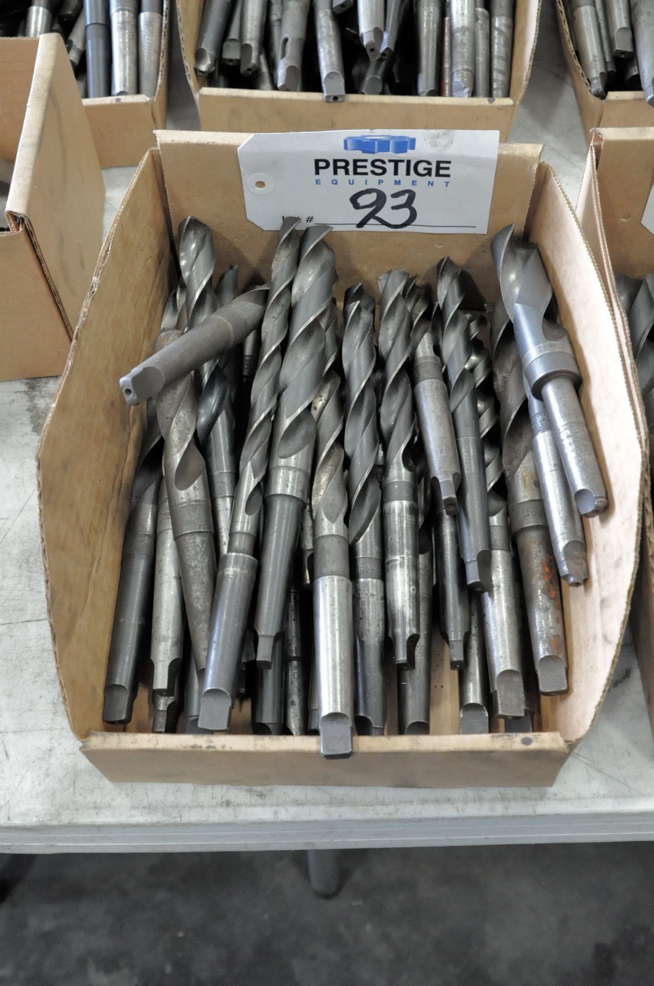 Lot-Taper Shank Drills in (1) Box, (Bldg 1)