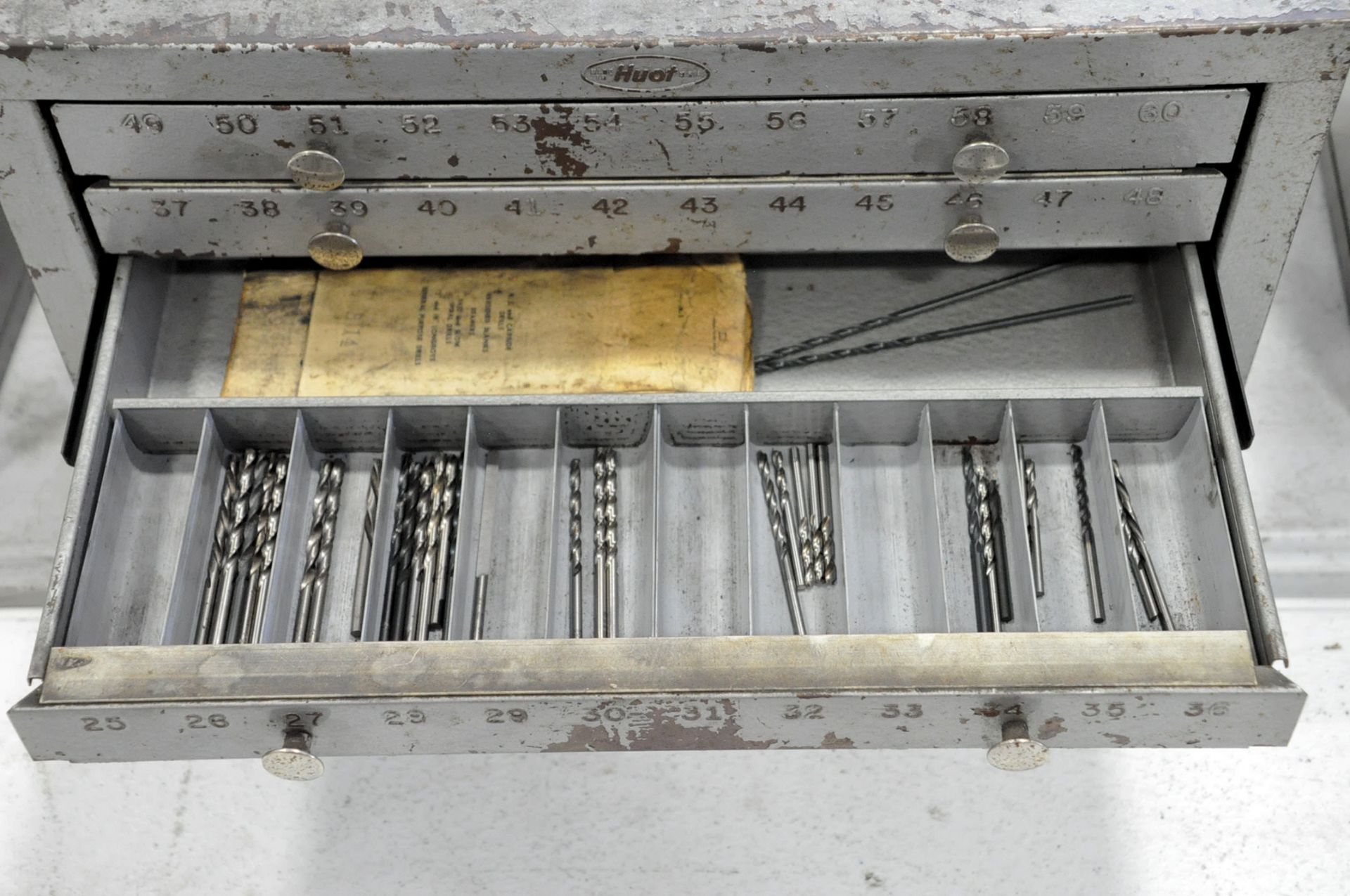 Huot Numeric Drill 5-Drawer Cabinet with Drill Contents, (Bldg 1) - Image 4 of 6