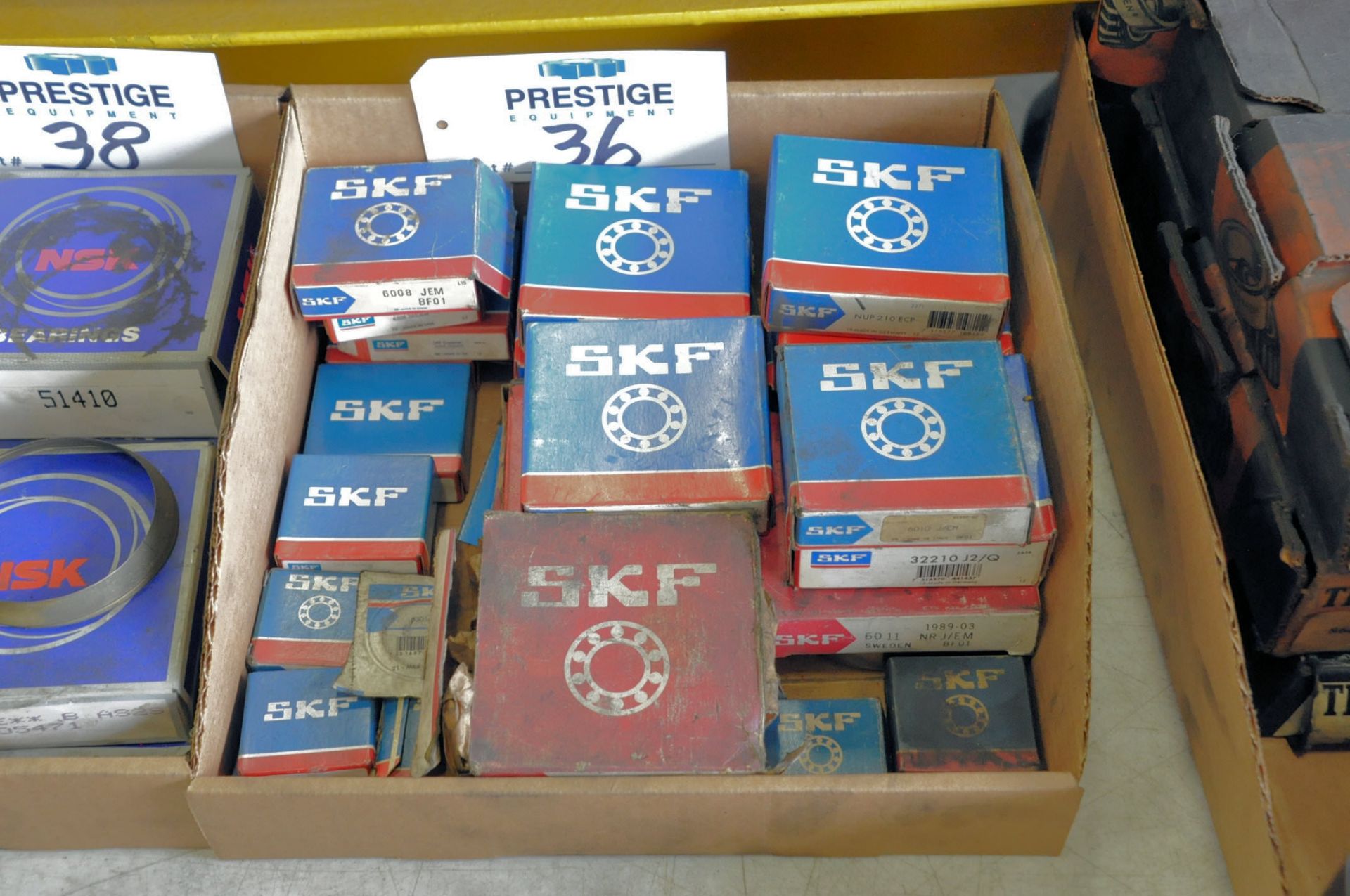 Lot-SKF Bearings in (1) Box, (Bldg 1)