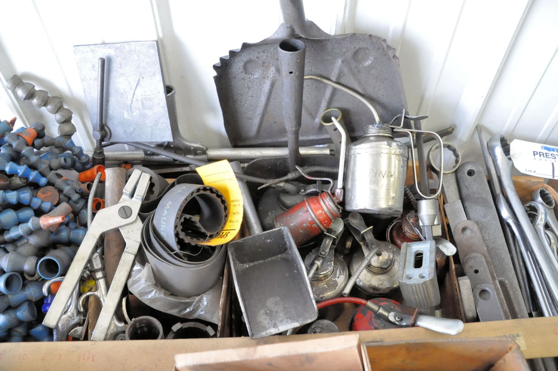 Lot-Grease Guns, Brushes, Shim Stock, Grinding Disks, Wrenches, etc. in (9) Boxes, (Bldg 1) - Image 4 of 6