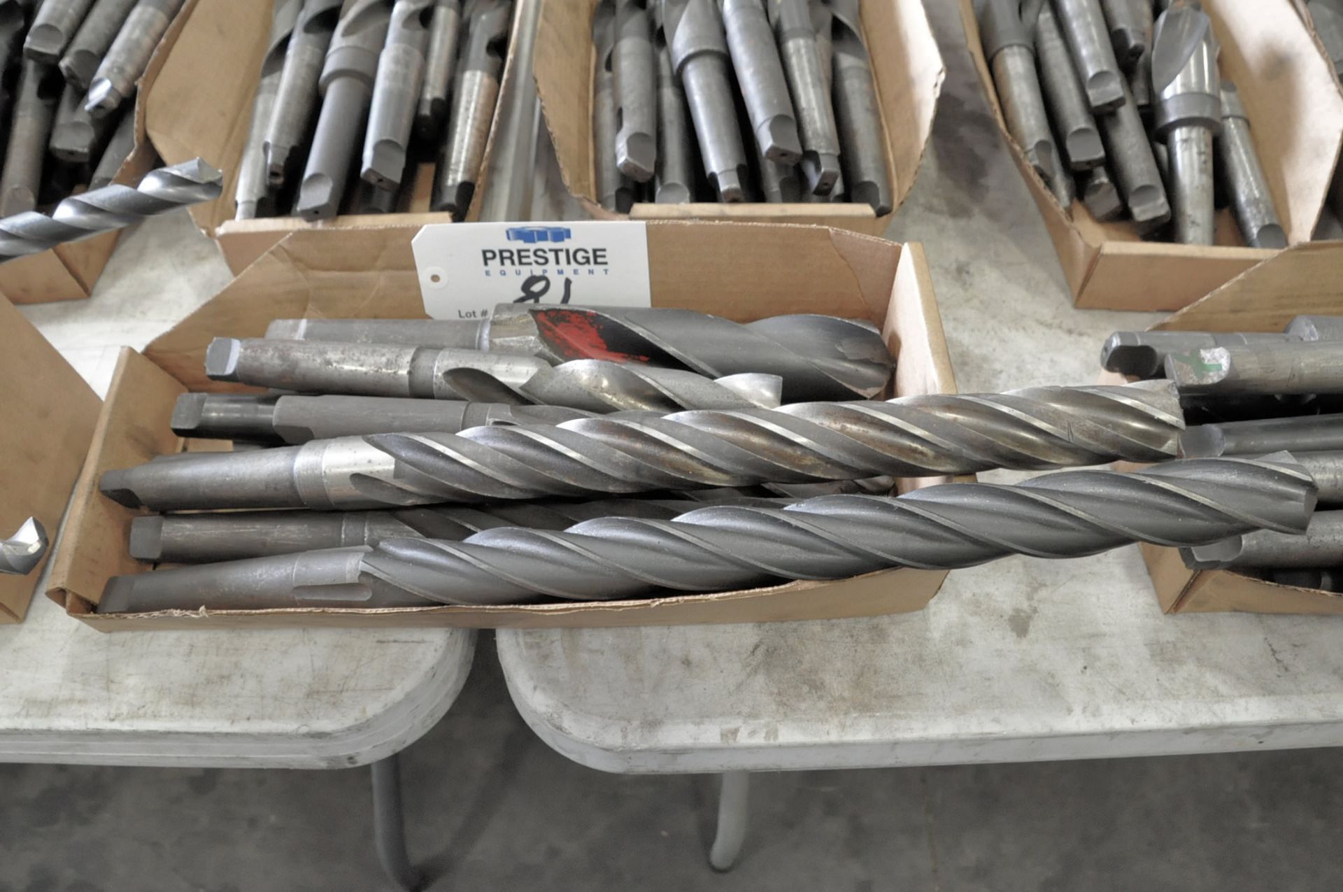 Lot-Taper Shank Drills in (1) Box, (Bldg 1)