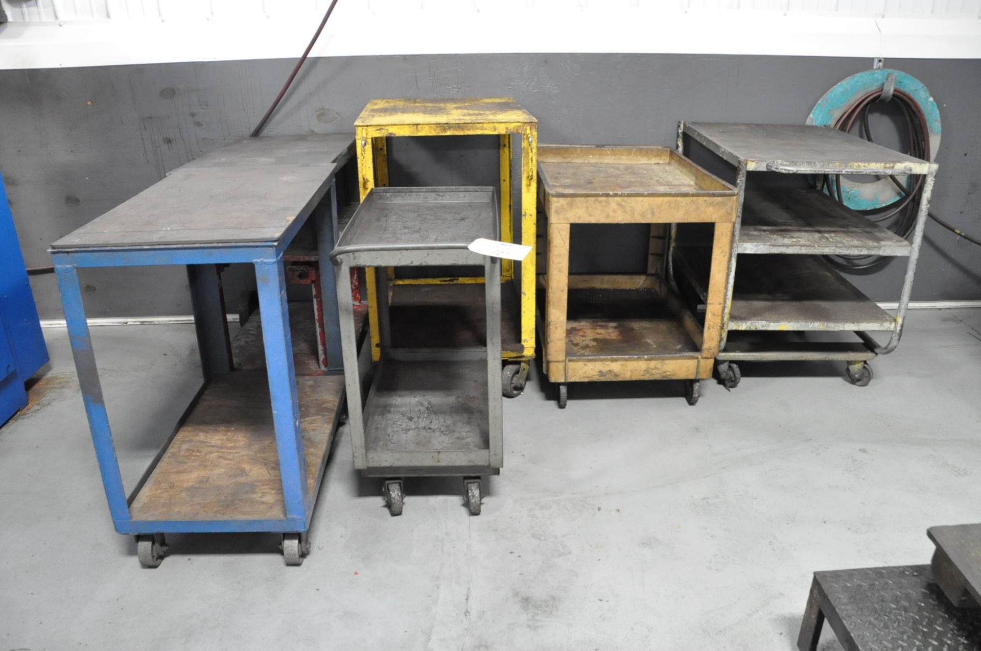 Lot-(6) Various Portable Shop Carts, (Bldg 1)