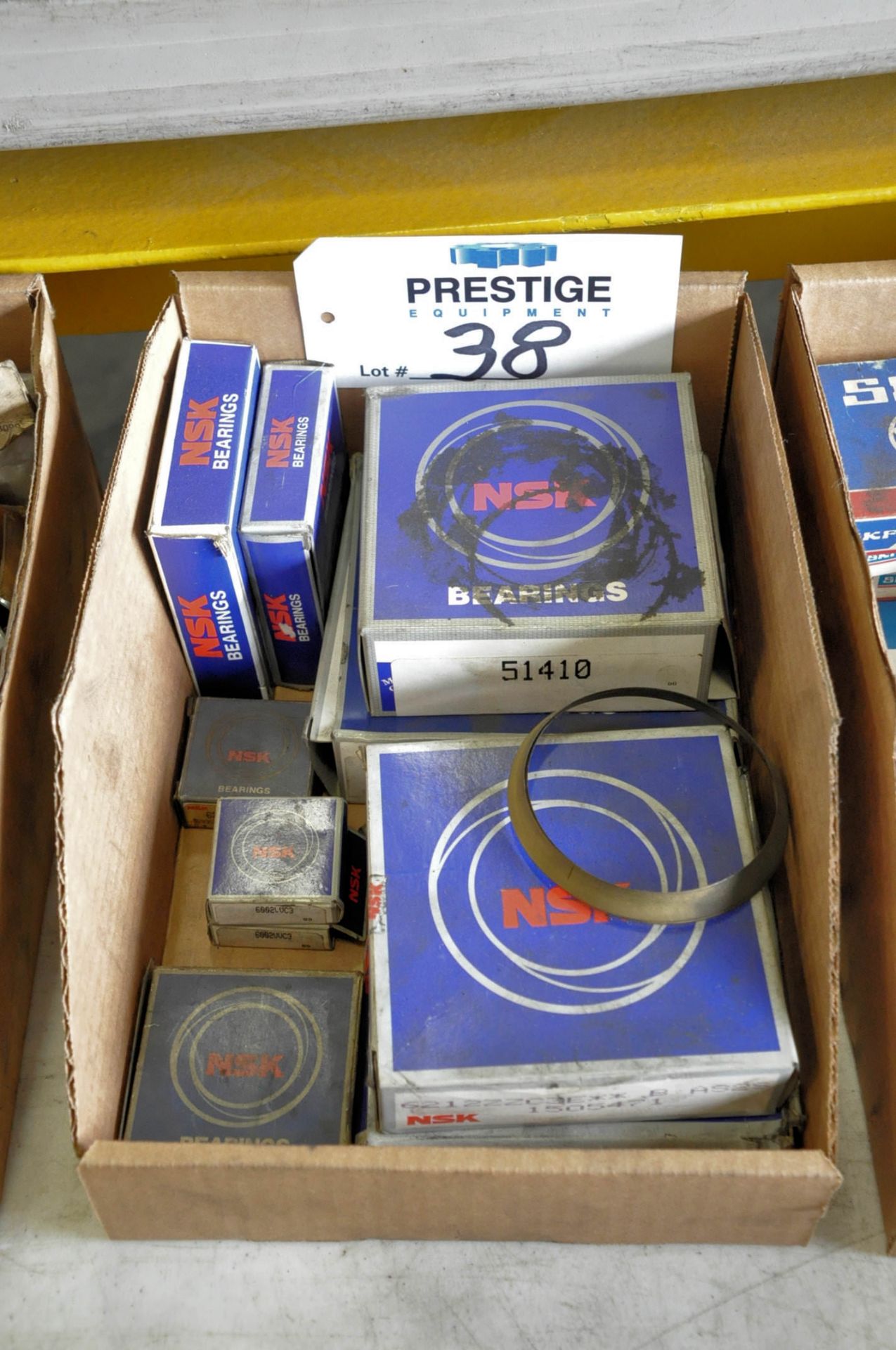 Lot-NSK Bearings in (1) Box, (Bldg 1)