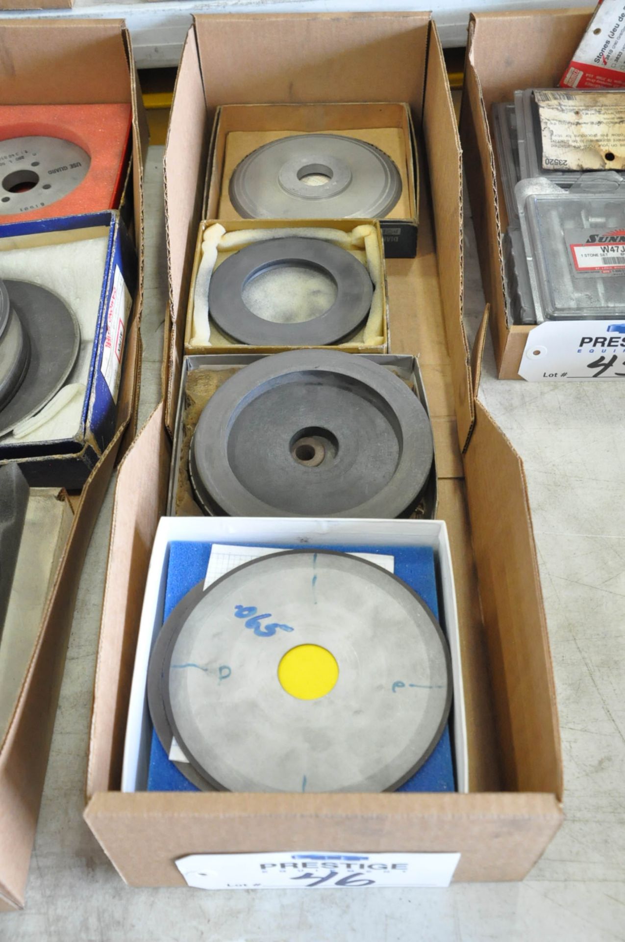 Lot-(4) Various Diamond Grinding Wheels in (1) Box, (Bldg 1)