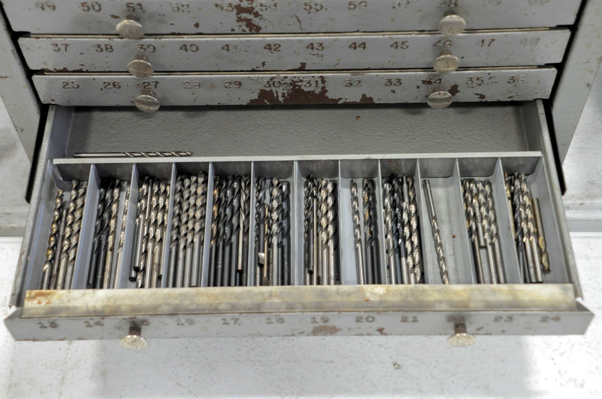 Huot Numeric Drill 5-Drawer Cabinet with Drill Contents, (Bldg 1) - Image 3 of 6