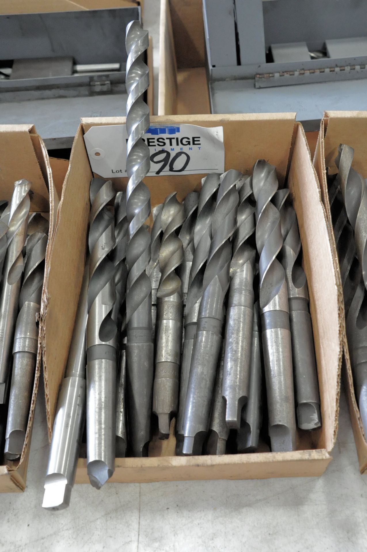 Lot-Taper Shank Drills in (1) Box, (Bldg 1)