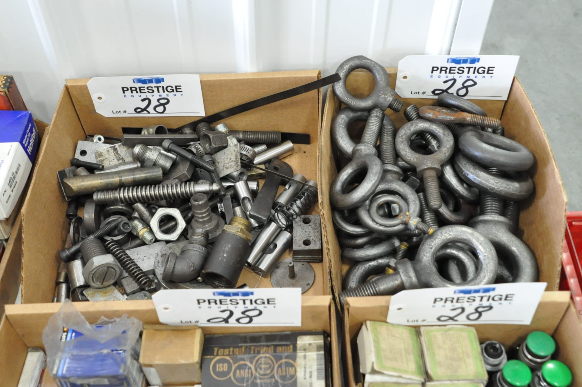 Lot-Hose Clamps, Eye Bolts, Push Button Controls, and Misc. in (4) Boxes, (Bldg 1) - Image 2 of 2