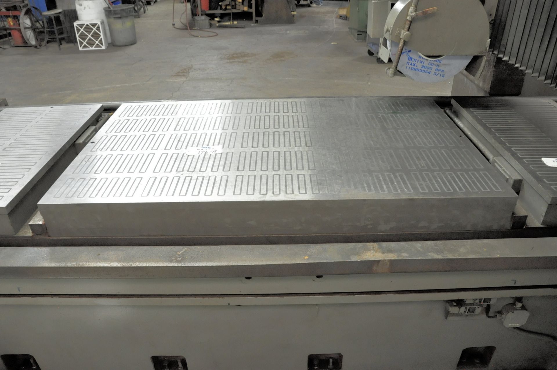 60" x 36" Magnetic Chuck, (To Be Dismounted From Chang Chin Grinder By Accraline Personnel), (Bldg 2