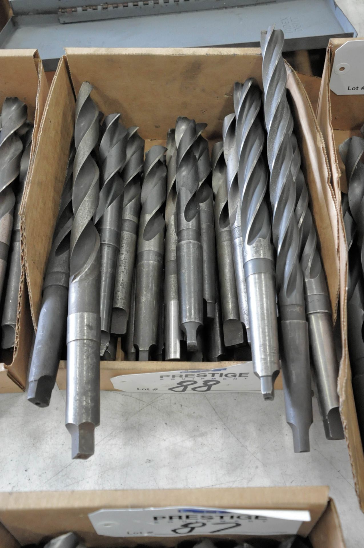 Lot-Taper Shank Drills in (1) Box, (Bldg 1)