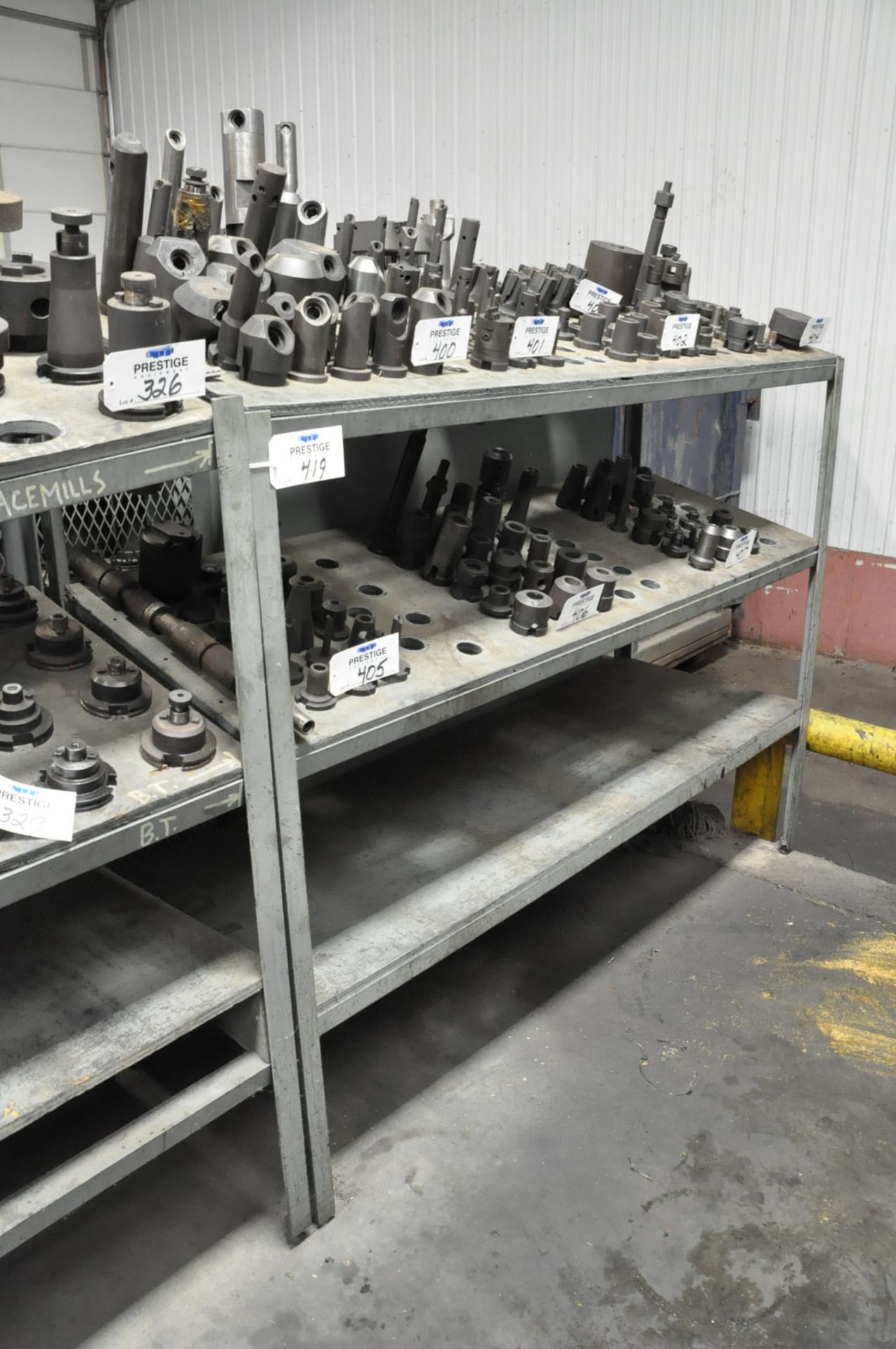 Lot-(5) Various 50-Taper and 40-Taper Tool Holder Racks in (1) Row, (Tool Holders Not Included), (Bl - Image 6 of 6
