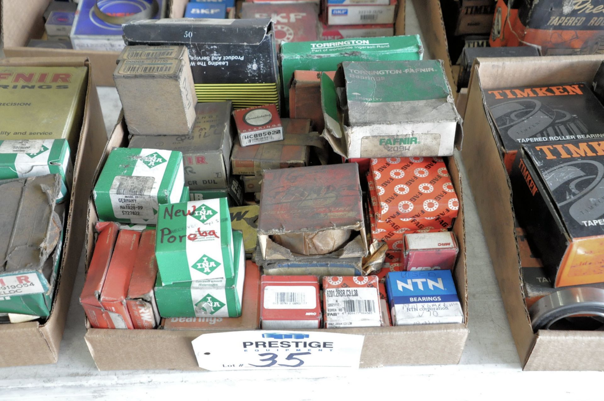 Lot-Various Bearings in (1) Box, (Bldg 1)